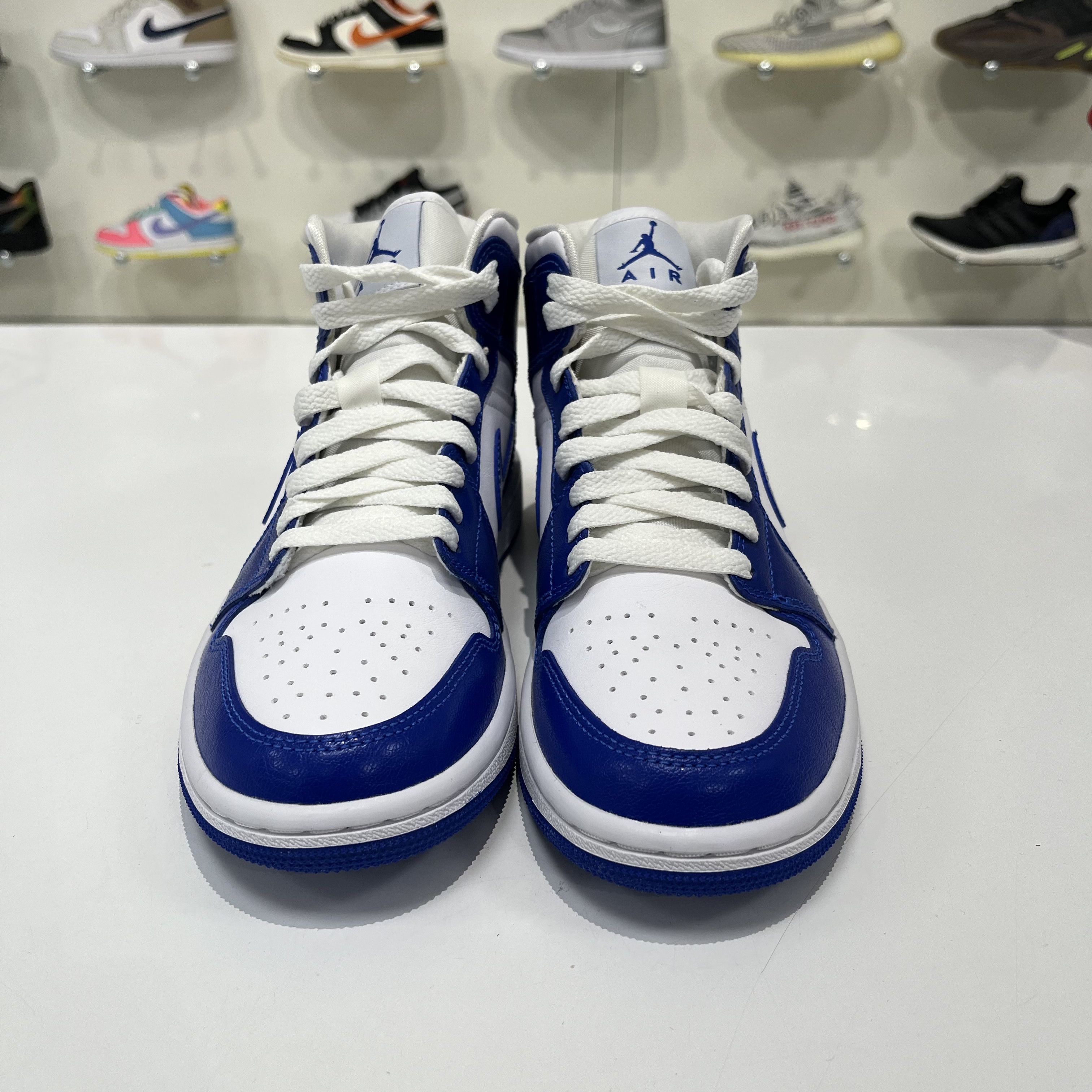 Nike Air Jordan 1 Mid Kentucky Blue (W) Size US 6.5 / EU 39-40 - 5 Thumbnail