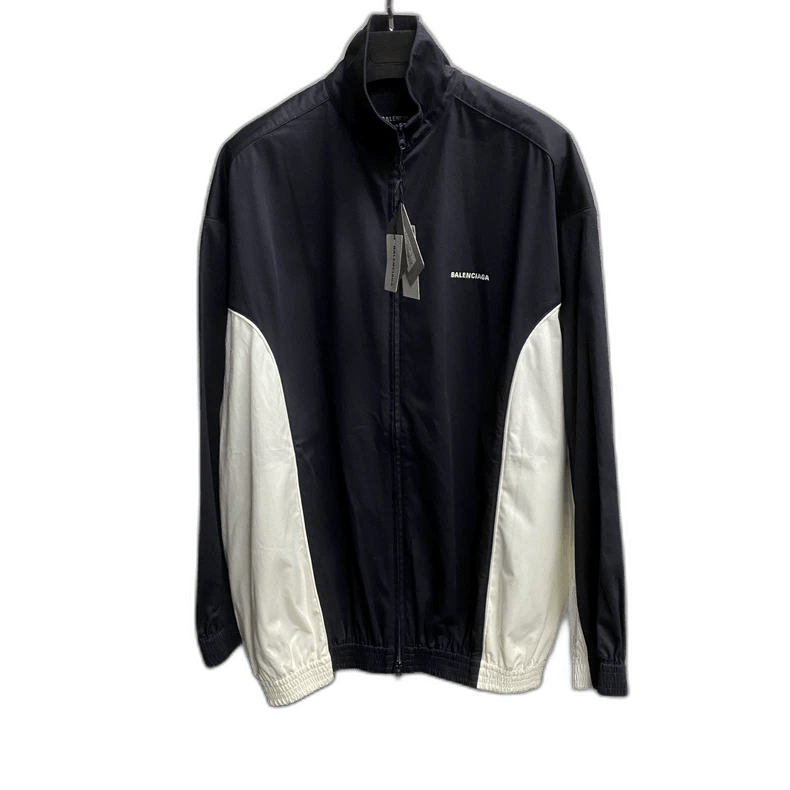 Balenciaga Black and White Jacket with Logo-2506