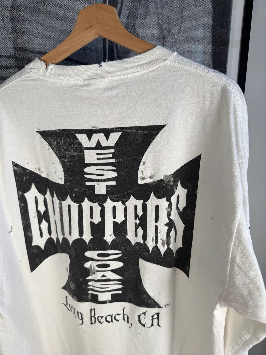 Vintage 🚭ICONIC🚭VINTAGE WEST COAST CHOPPERS CLASSIC LOGO L/S Size US XL / EU 56 / 4 - 8 Thumbnail
