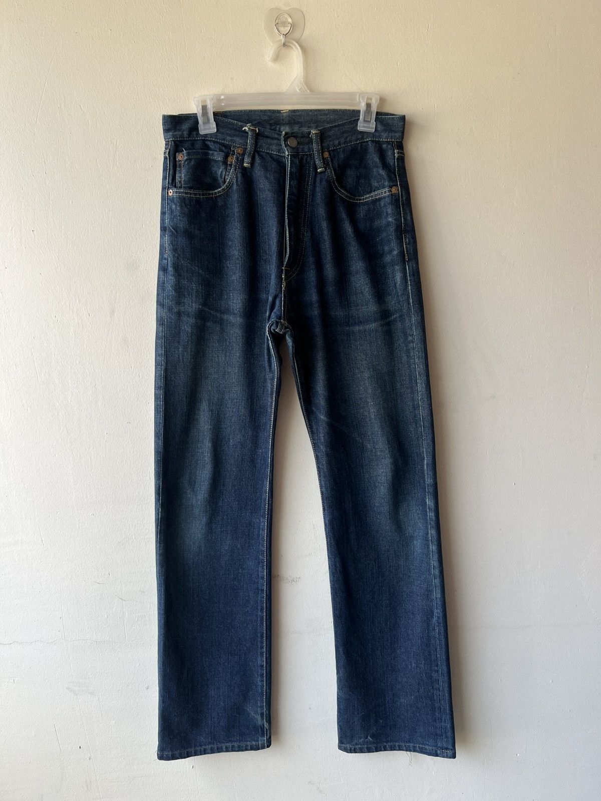 45rpm Vintage 45rpm Japan Fade Blue Denim Jeans Size US 31 - 2 Thumbnail
