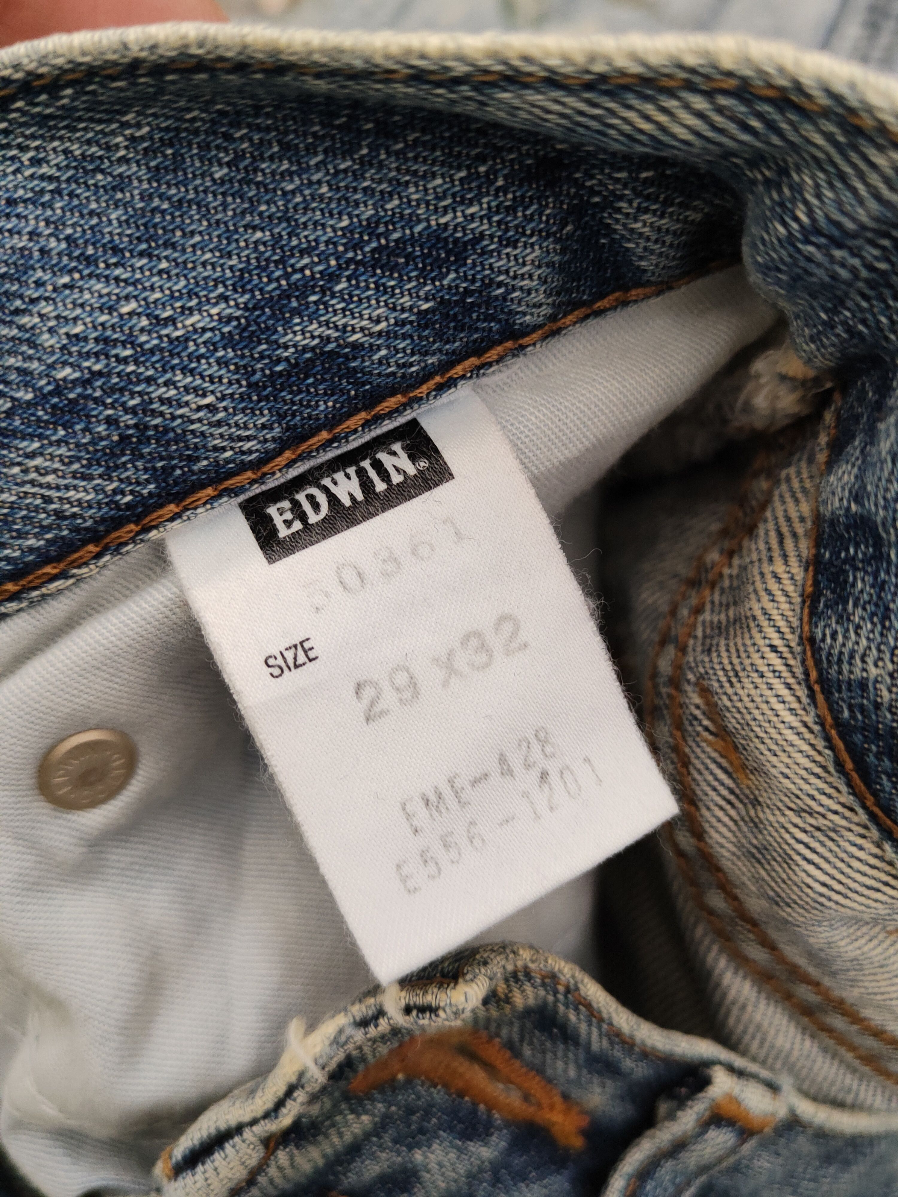 Edwin Edwin Blue Distressed Ripped denim Jeans #W1907 Size US 28 / EU 44 - 16 Thumbnail
