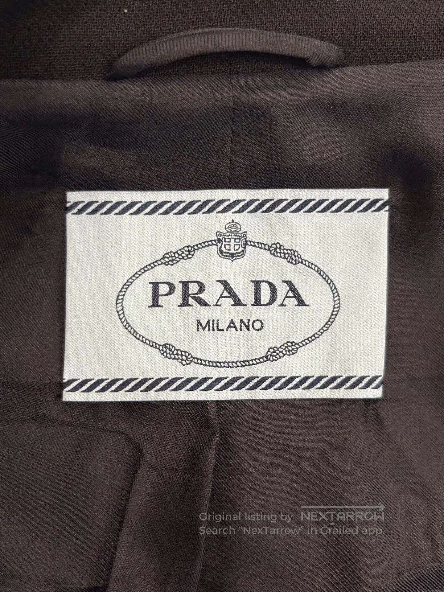 Prada Prada Women's Black Wool Jacket. Size S / US 4 / IT 40 - 5 Thumbnail
