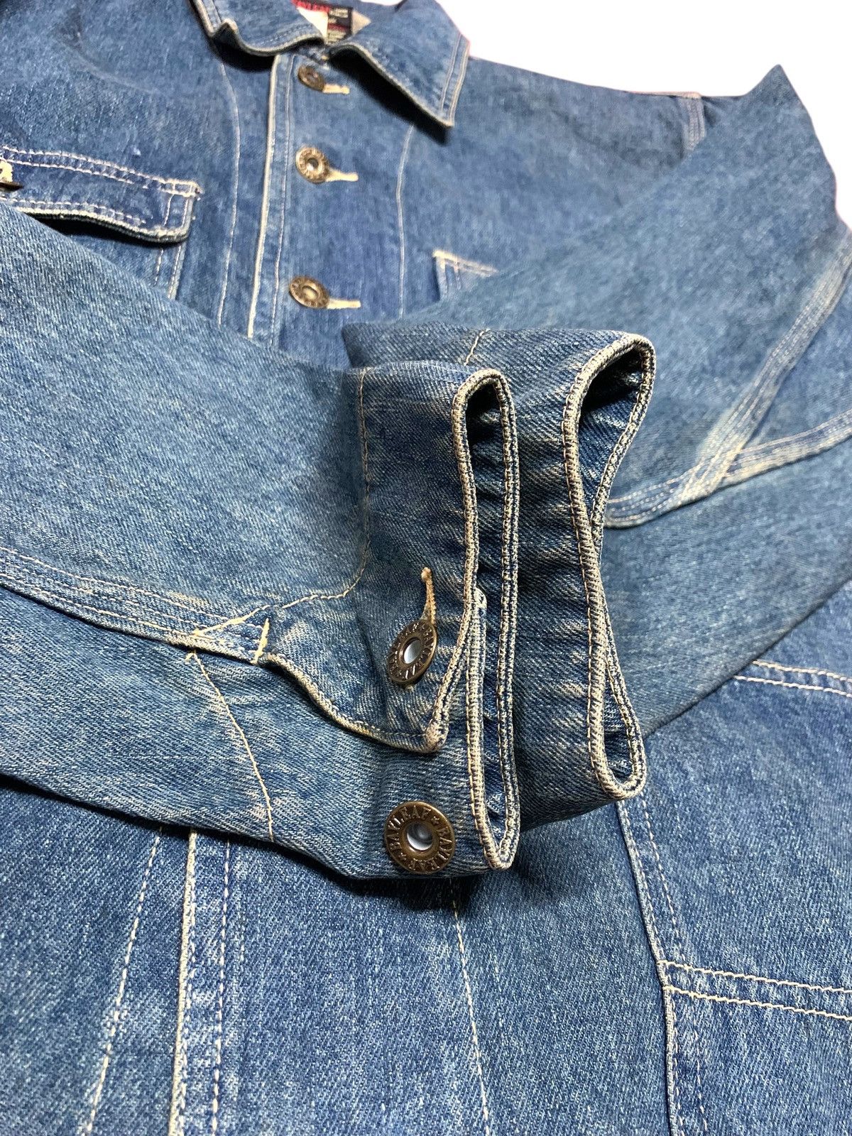 If Six Was Nine Vintage Bayleaf Denim Worker Button Jacket Size US M / EU 48-50 / 2 - 16 Thumbnail