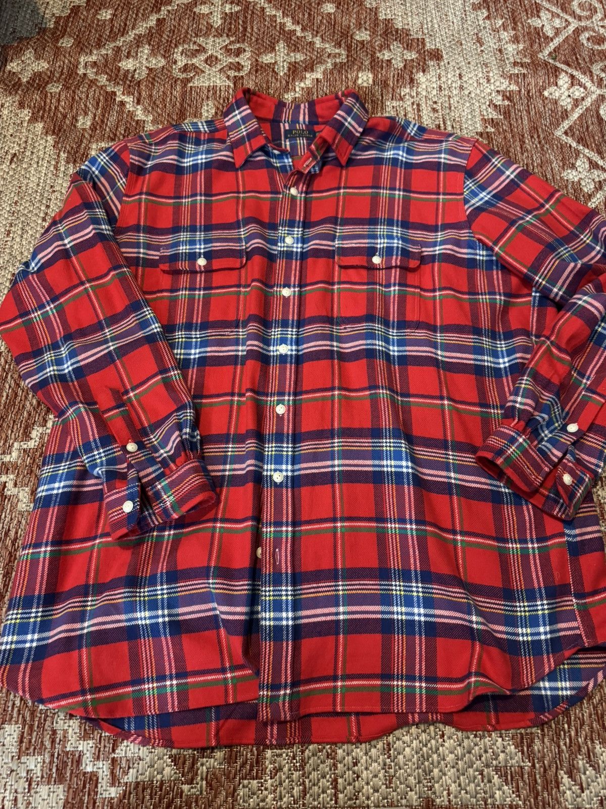 Polo Ralph Lauren Red Polo Ralph Lauren plaid button-up shirt size 2XL tall Size US XXL / EU 58 / 5 - 1 Thumbnail