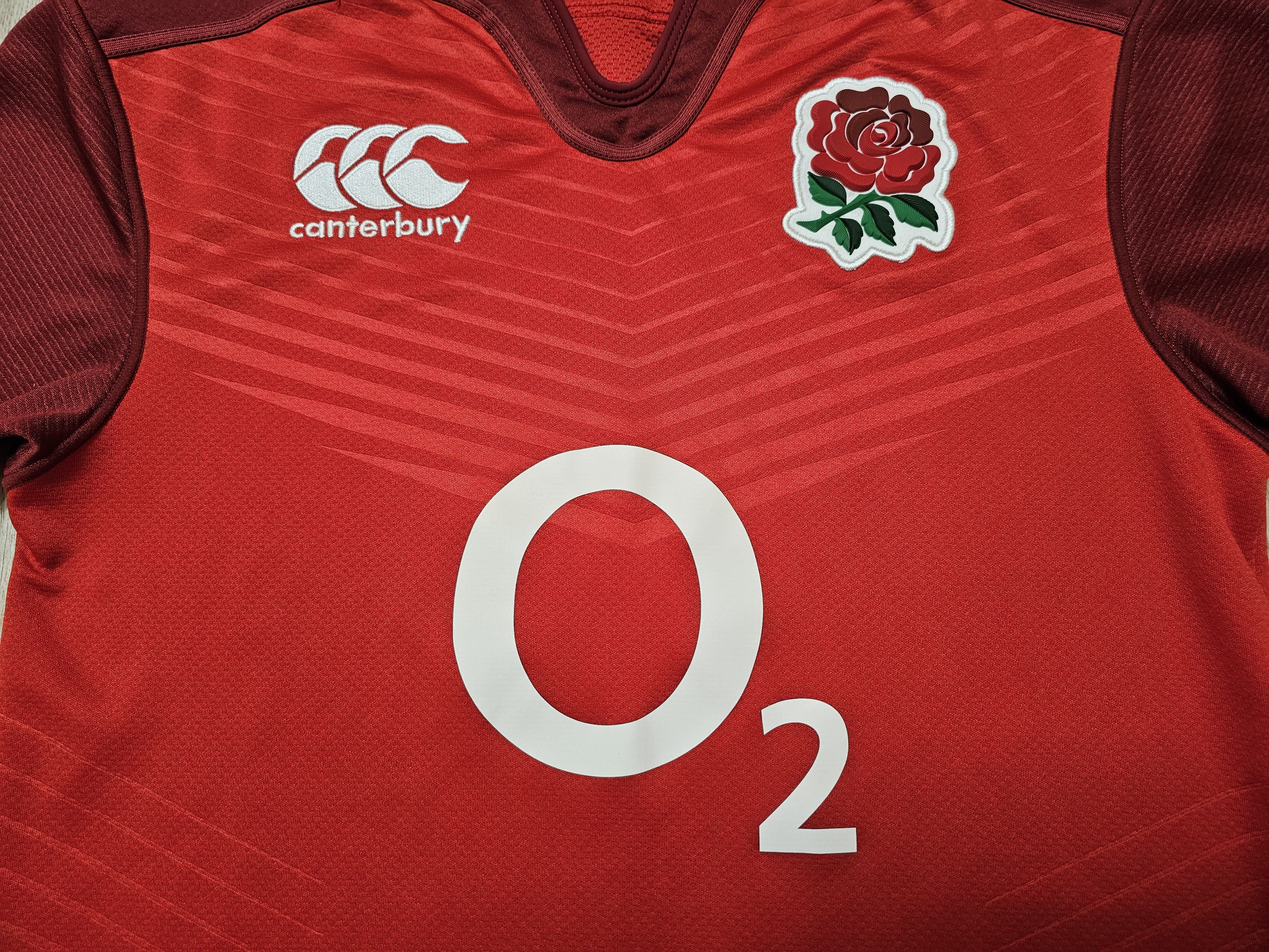 Canterbury of New Zealand ENGLAND RUGBY SHIRT AWAY RUGBY JERSEY RARE JERSEY Size US S / EU 44-46 / 1 - 3 Thumbnail