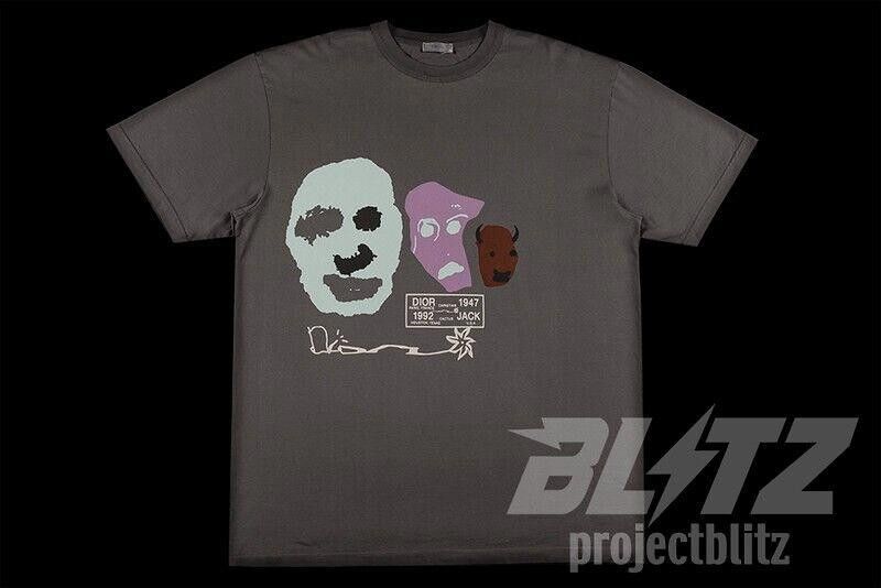 Dior CHRISTIAN DIOR CACTUS JACK OVERSIZED T-SHIRT XL GREY Size US XL / EU 56 / 4 - 2 Thumbnail
