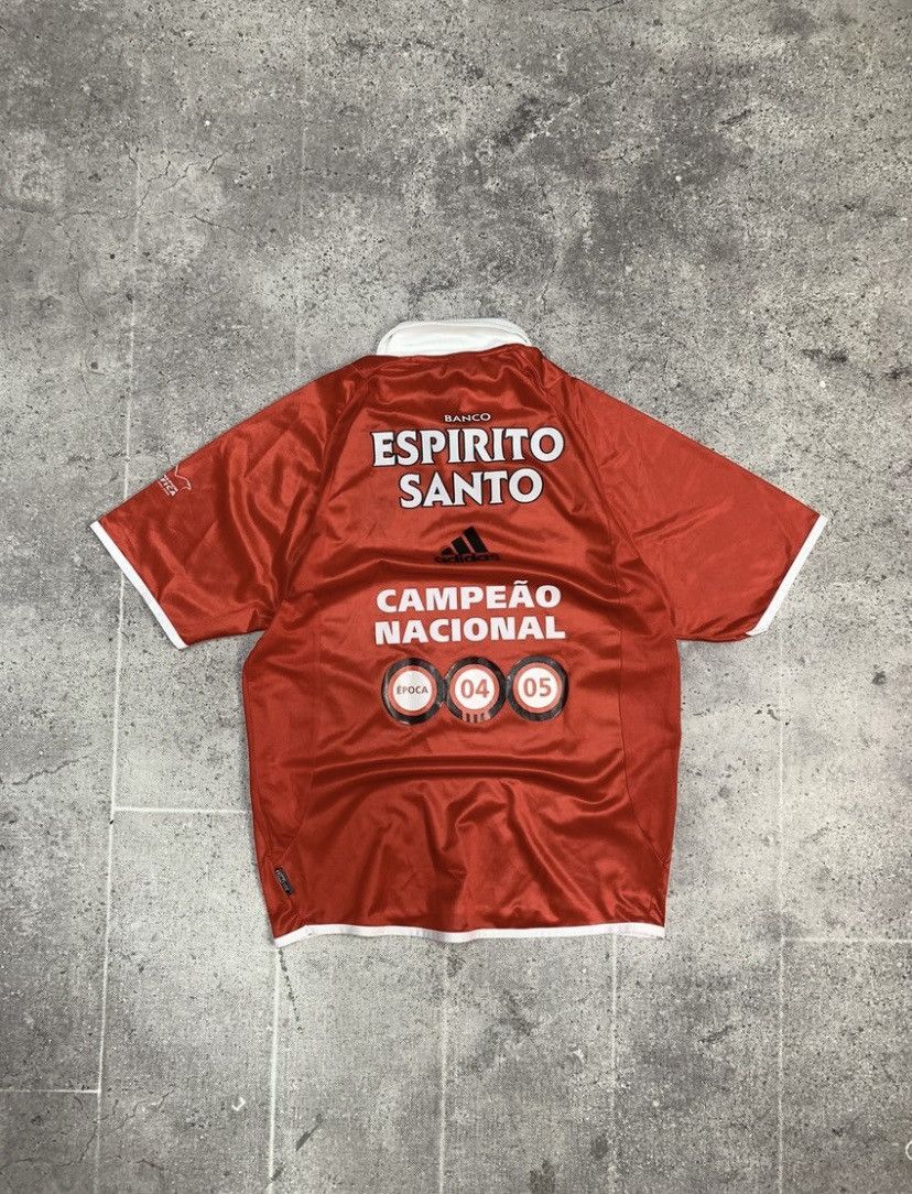 Adidas 2004 Spain Vintage Soccer Adidas Benfica Jersey Football Tee Size US S / EU 44-46 / 1 - 10 Thumbnail