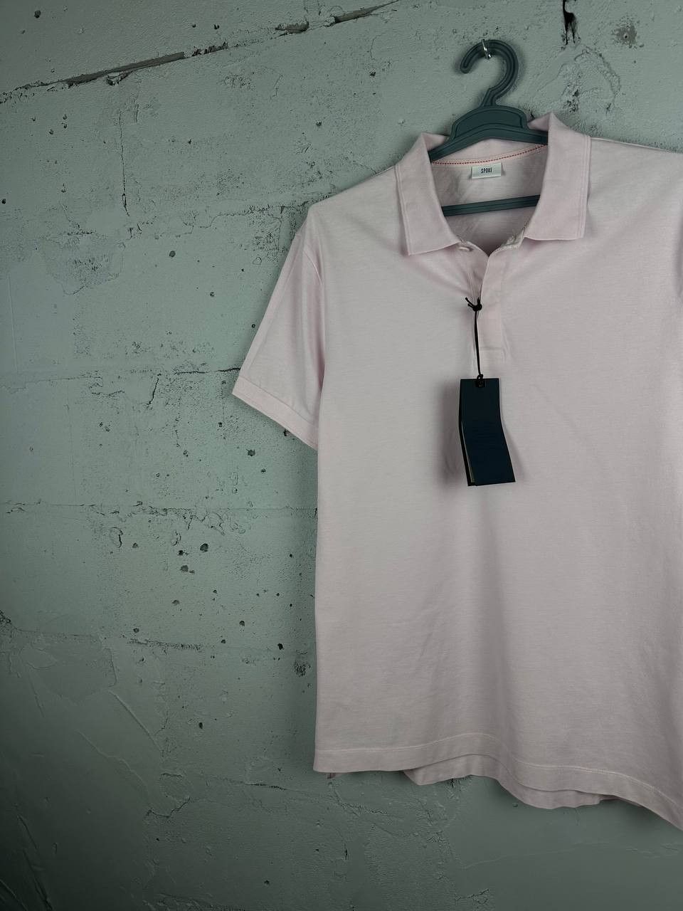 SPOKE NEW Spoke London Made In Portugal Luxury Pink Polo Size US L / EU 52-54 / 3 - 2 Thumbnail