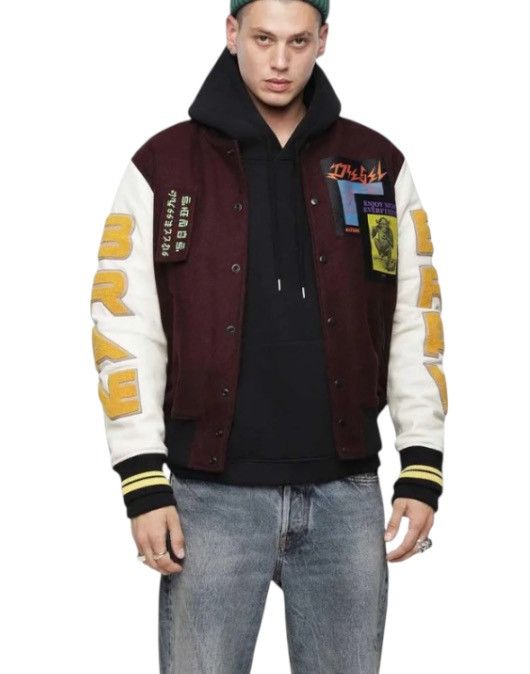 Diesel Diesel 2018AW Varsity Bomber Jacket Size US S / EU 44-46 / 1 - 2 Thumbnail