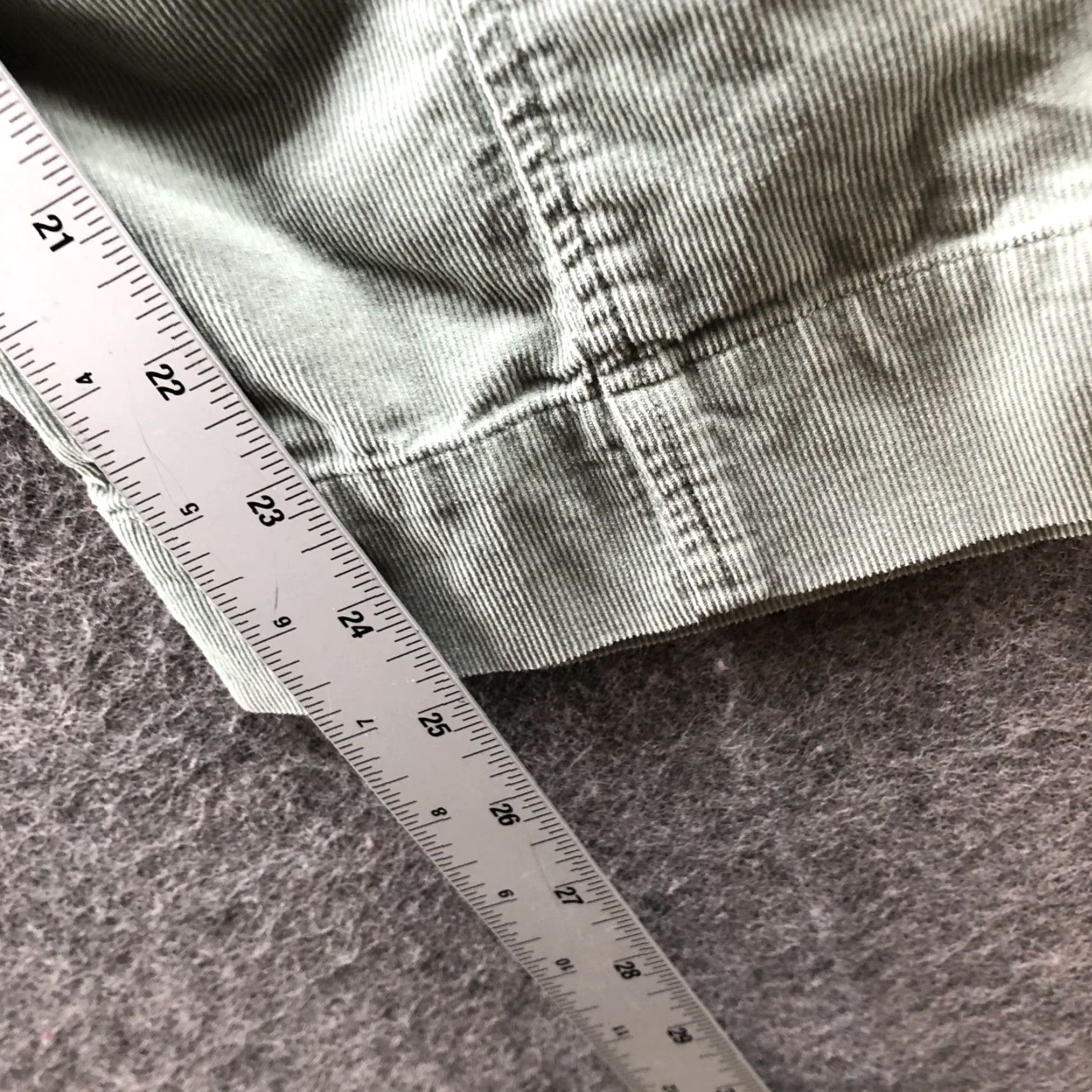 Madewell Madewell Pants Womens S Sage Green Ankle Wide-Leg High Rise Corduroy Pockets Relaxed Cotton Shoes? Size 28" / US 6 / IT 42 - 7 Thumbnail