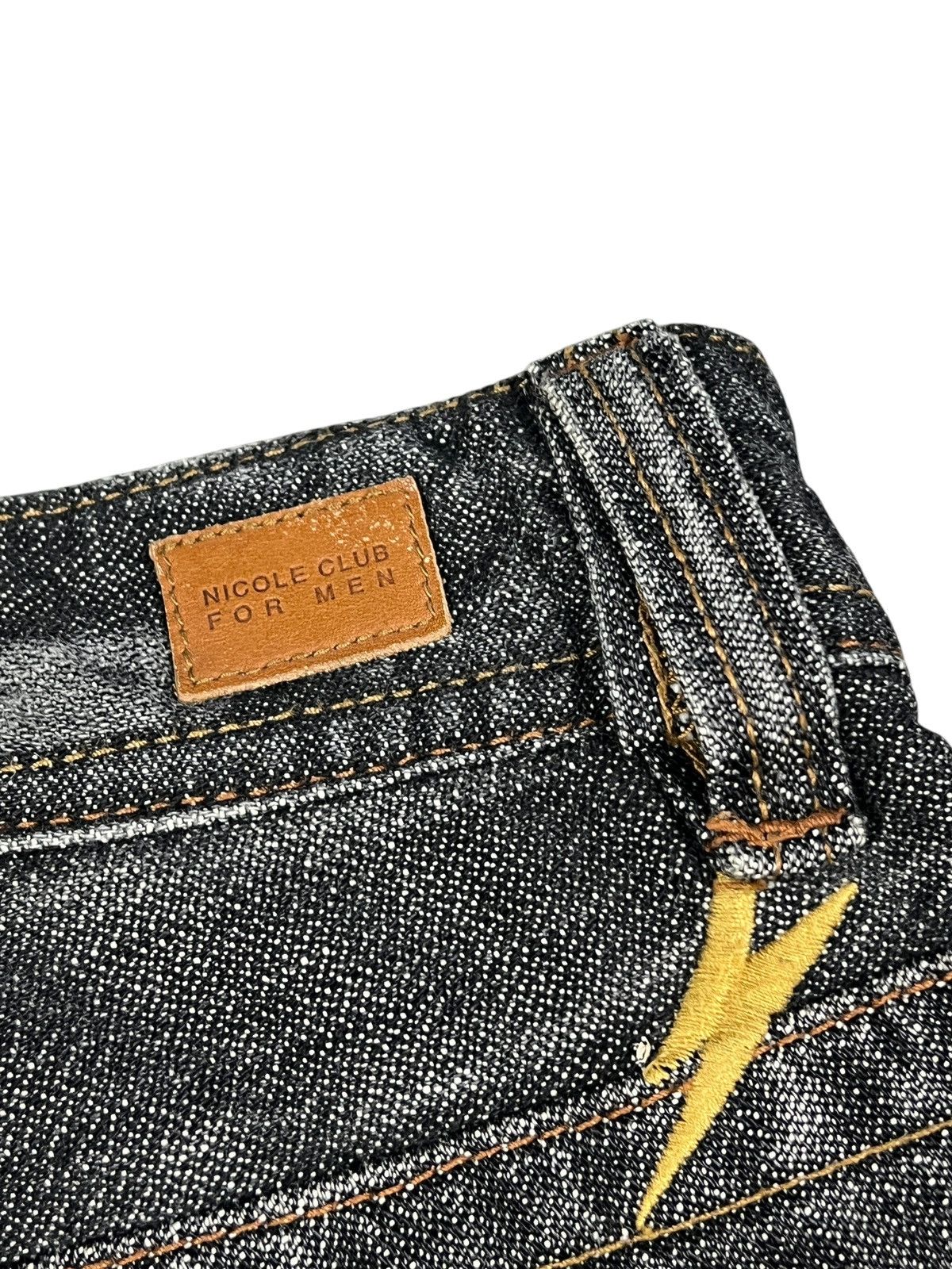 Japanese Brand × Nicole Club Nicole Club For Men Apache Skull Embroidery Flare Denim Size US 34 / EU 50 - 10 Thumbnail