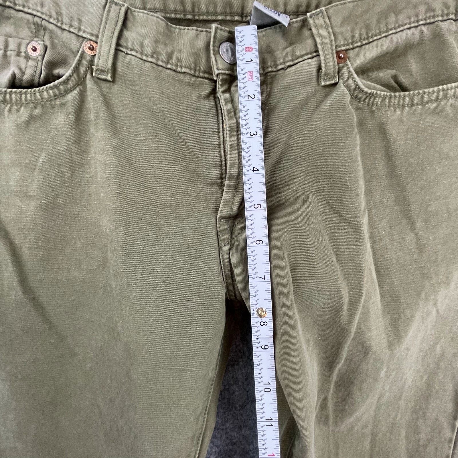 Lucky Brand Lucky Brand Snapper Jeans Women 10/30 Long Flap Dungarees Size 32" / US 10 / IT 46 - 6 Thumbnail
