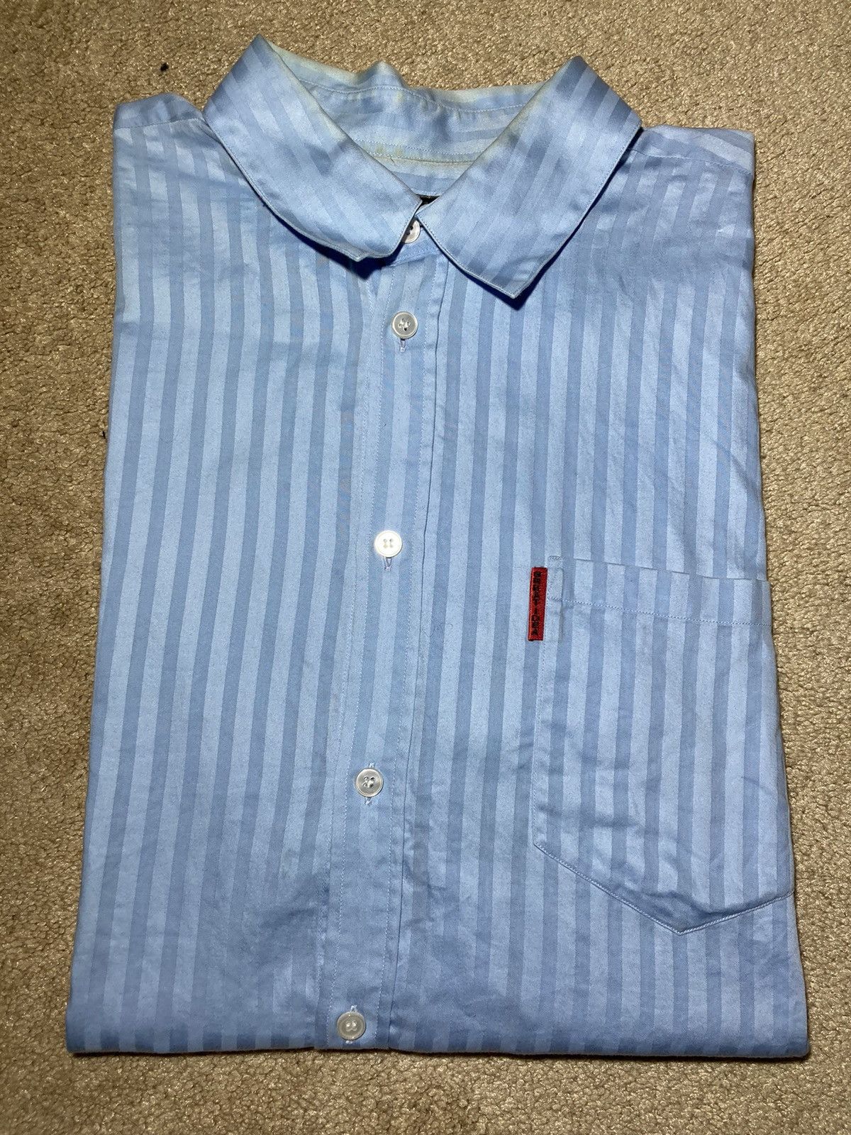 Martine Rose SS18 Martine Rose Great Idea Button Up Striped Blue XS 2018 Size US XS / EU 42 / 0 - 1 Thumbnail