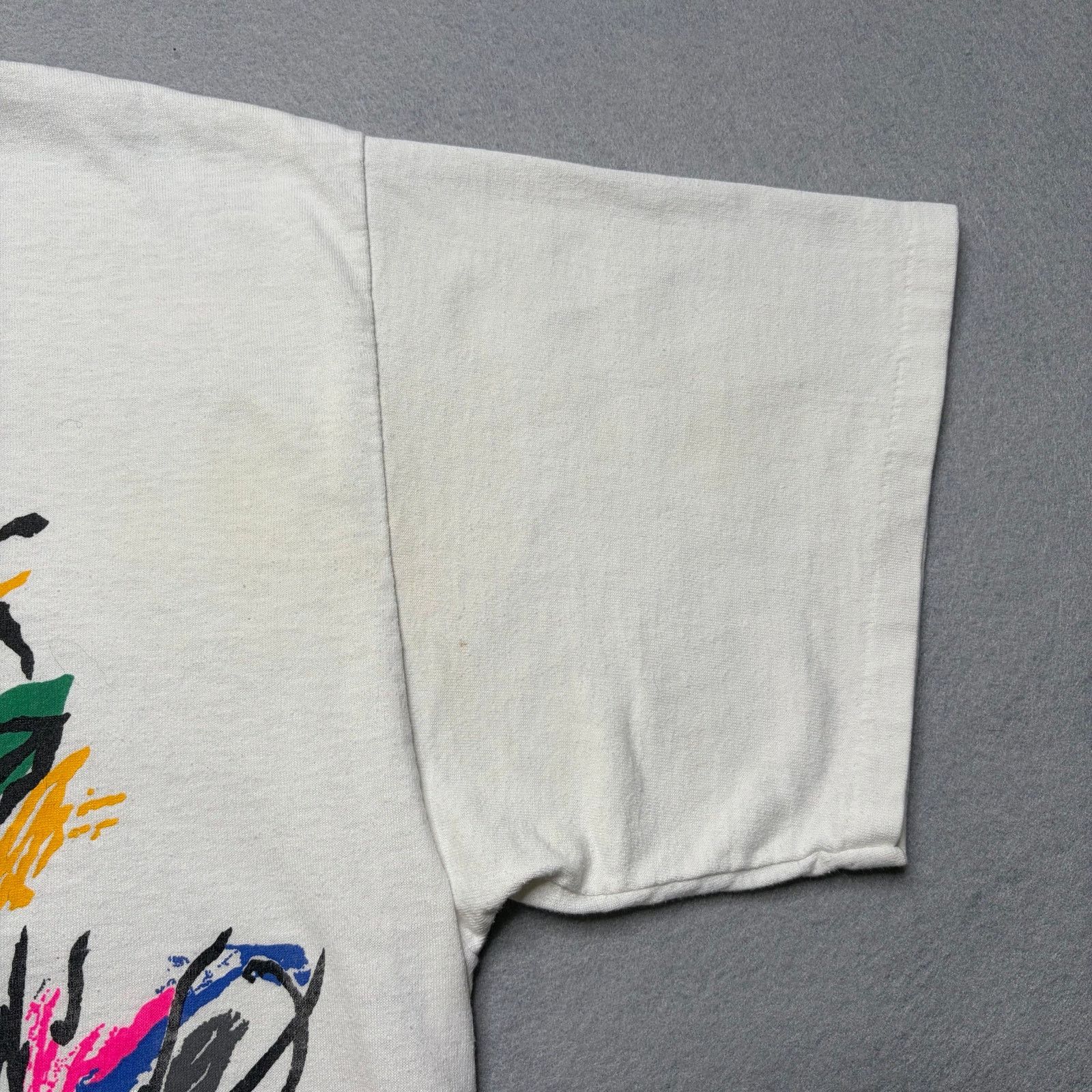 Vintage Vintage 90s Abstract Floral Art Graphic T Shirt Mens XL USA Size US XL / EU 56 / 4 - 7 Thumbnail