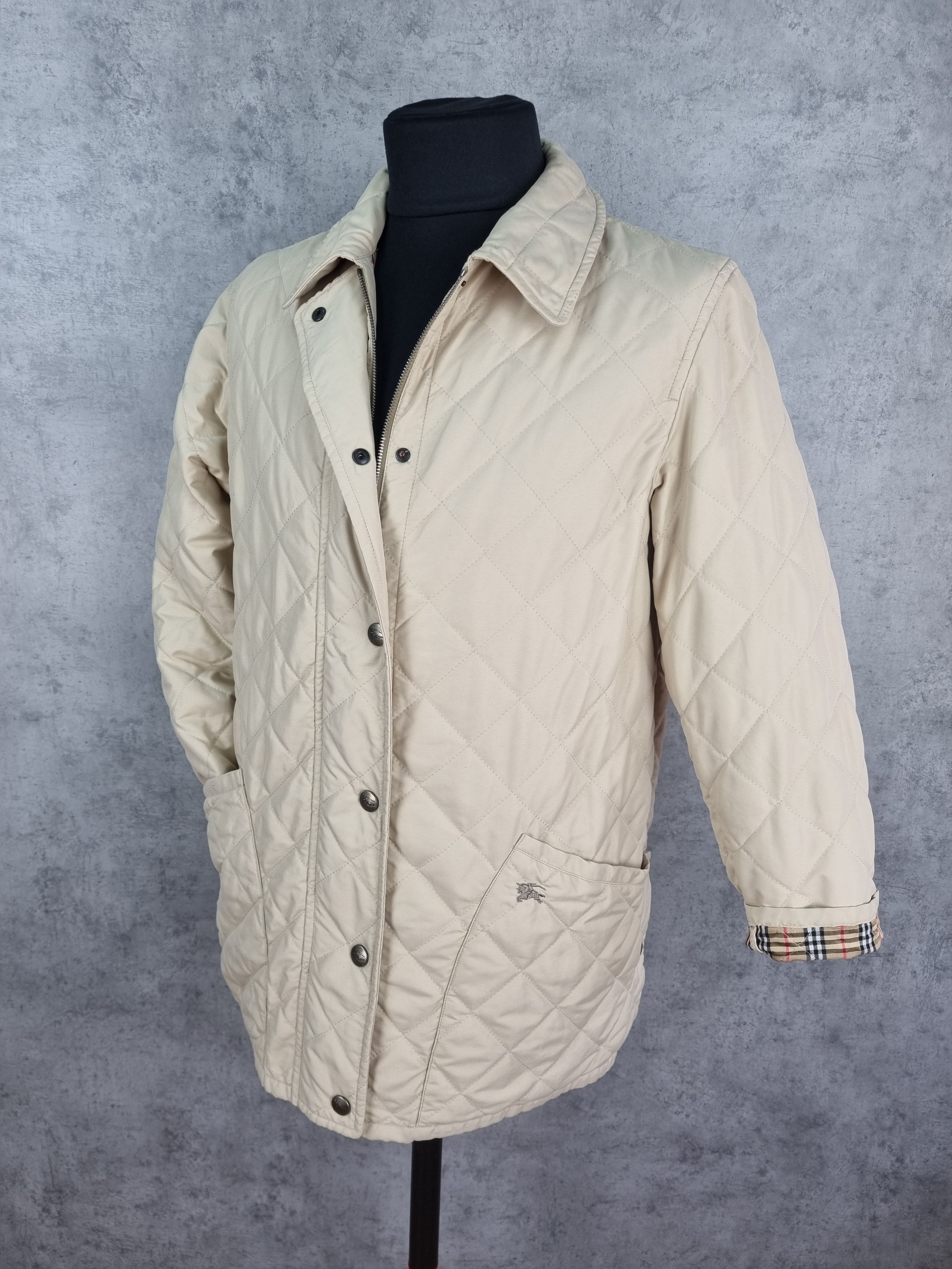 Burberry × Burberry Prorsum × Vintage Iconic 90s Burberrys Quilted Novacheck Light Jacket Size US XL / EU 56 / 4 - 4 Thumbnail