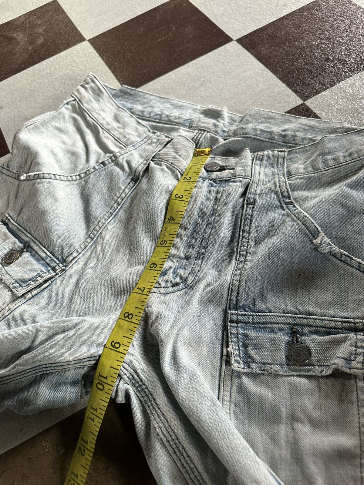 Japanese Brand Super nice design 🔥 Acoustic patchwork denim bushpants Size US 30 / EU 46 - 16 Thumbnail