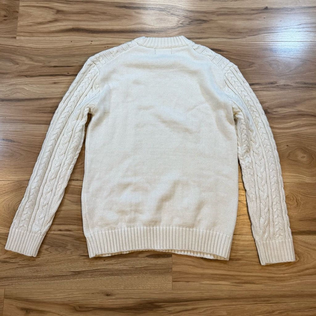 Forever 21 Forever 21 Men’s Cable Knit Sweater Cream Size L Size US L / EU 52-54 / 3 - 2 Thumbnail