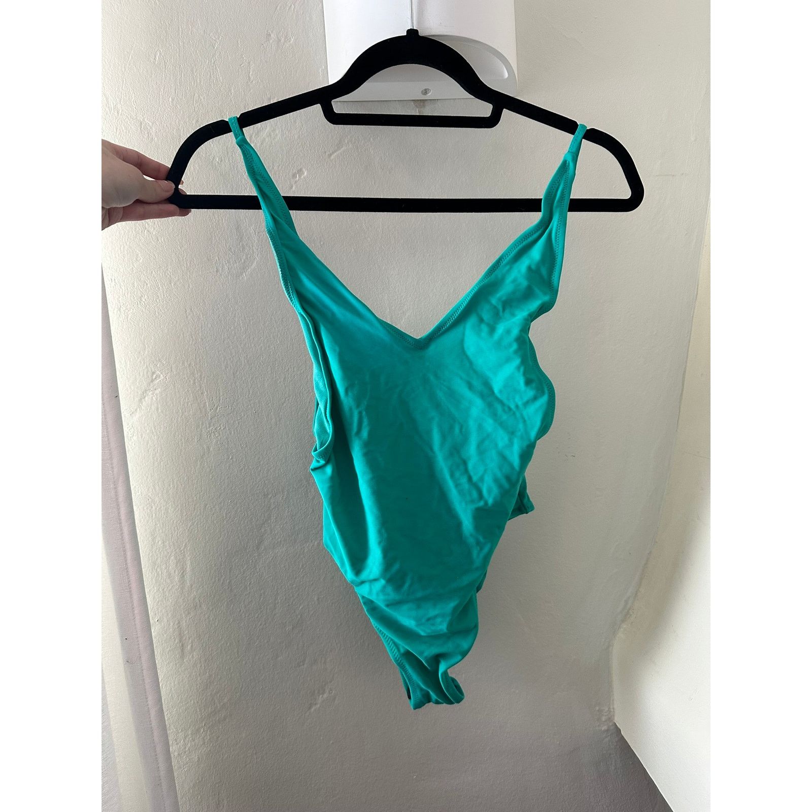 Topshop TOPSHOP Pamela One Piece Swimsuit Light Green 2 Size ONE SIZE - 1 Thumbnail