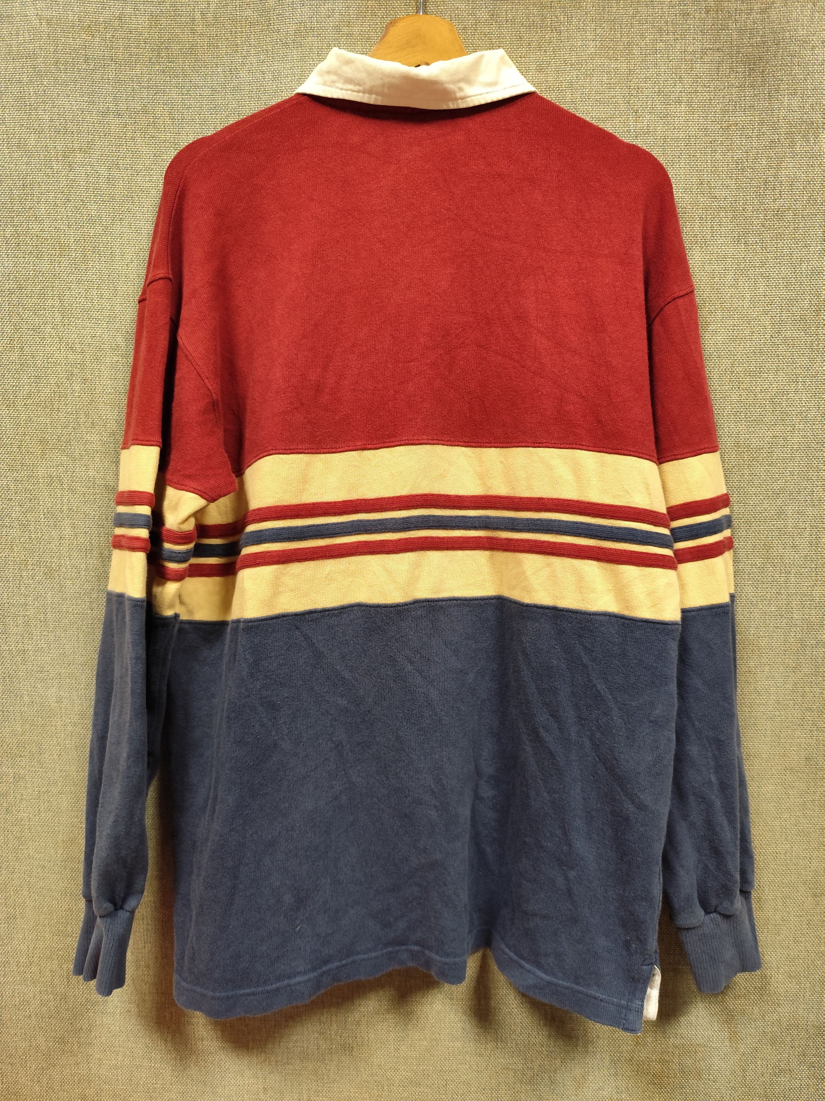 Adidas Vintage 90s rugby shirt adidas equipment logo embroidery Size US L / EU 52-54 / 3 - 2 Thumbnail