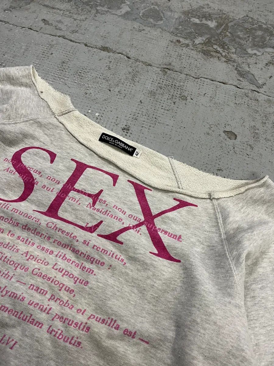 Dolce & Gabbana SS2003 Dolce & Gabbana Sex Grey Sweater Size M / US 6-8 / IT 42-44 - 5 Thumbnail