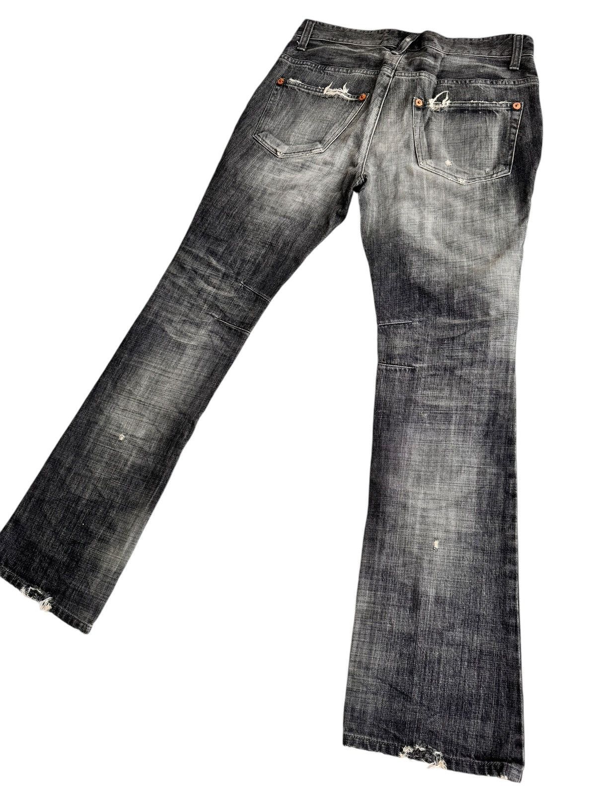 Japanese Brand ⚡️⚡️Izreel By Kazuhiro Takakura Distressed Jeans Zipper Size US 32 / EU 48 - 10 Thumbnail