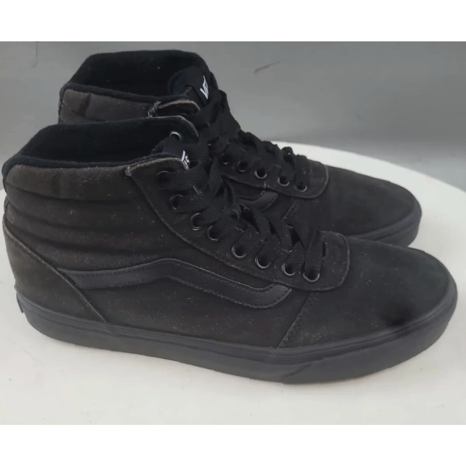 Vans VANS Men's Sk8 Hi Triple Black Shoes Size 8.5 Canvas High Top Skateboard Sneakers Size US M / EU 48-50 / 2 - 4 Thumbnail