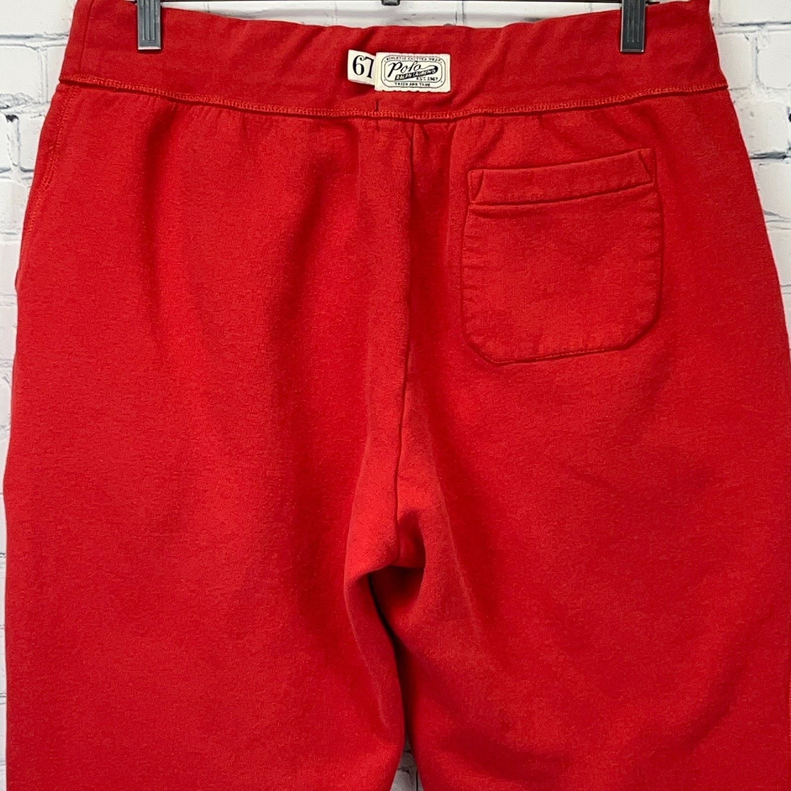 Polo Ralph Lauren Polo Ralph Lauren Joggers Sweatpants Logo Spell Out Red L Size US 36 / EU 52 - 5 Thumbnail