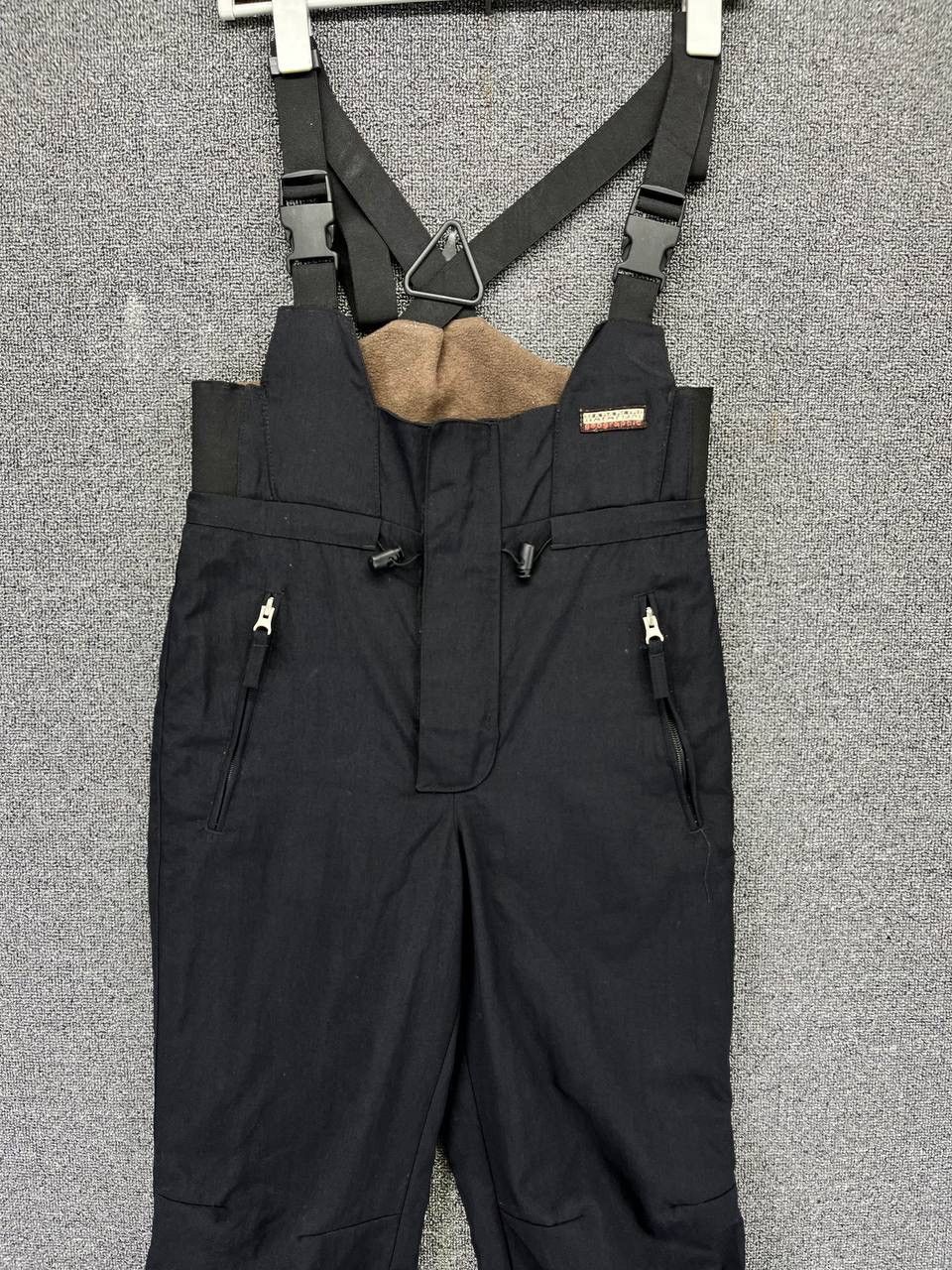 Napapijri Vintage Napapijri Ski Overall Black Big Logo Pants Jumpsuit Size US 29 - 2 Thumbnail