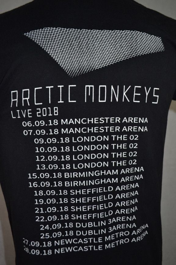 Band Tees Arctic Monkeys Live 2018 Tour Band T shirt S Size US S / EU 44-46 / 1 - 3 Thumbnail