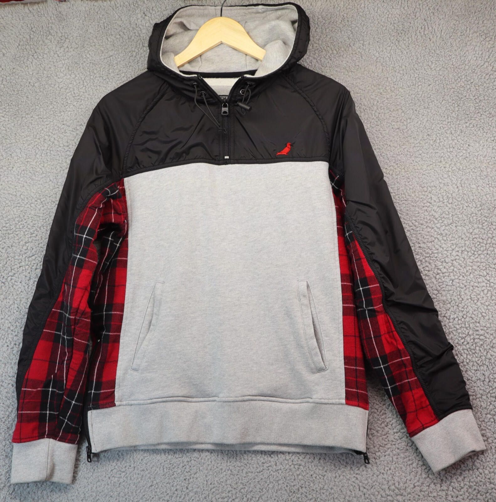 Staple Staple Pigeon Brand Plaid sweatshirt 1/4 zip Hoodie Medium Size US M / EU 48-50 / 2 - 1 Thumbnail