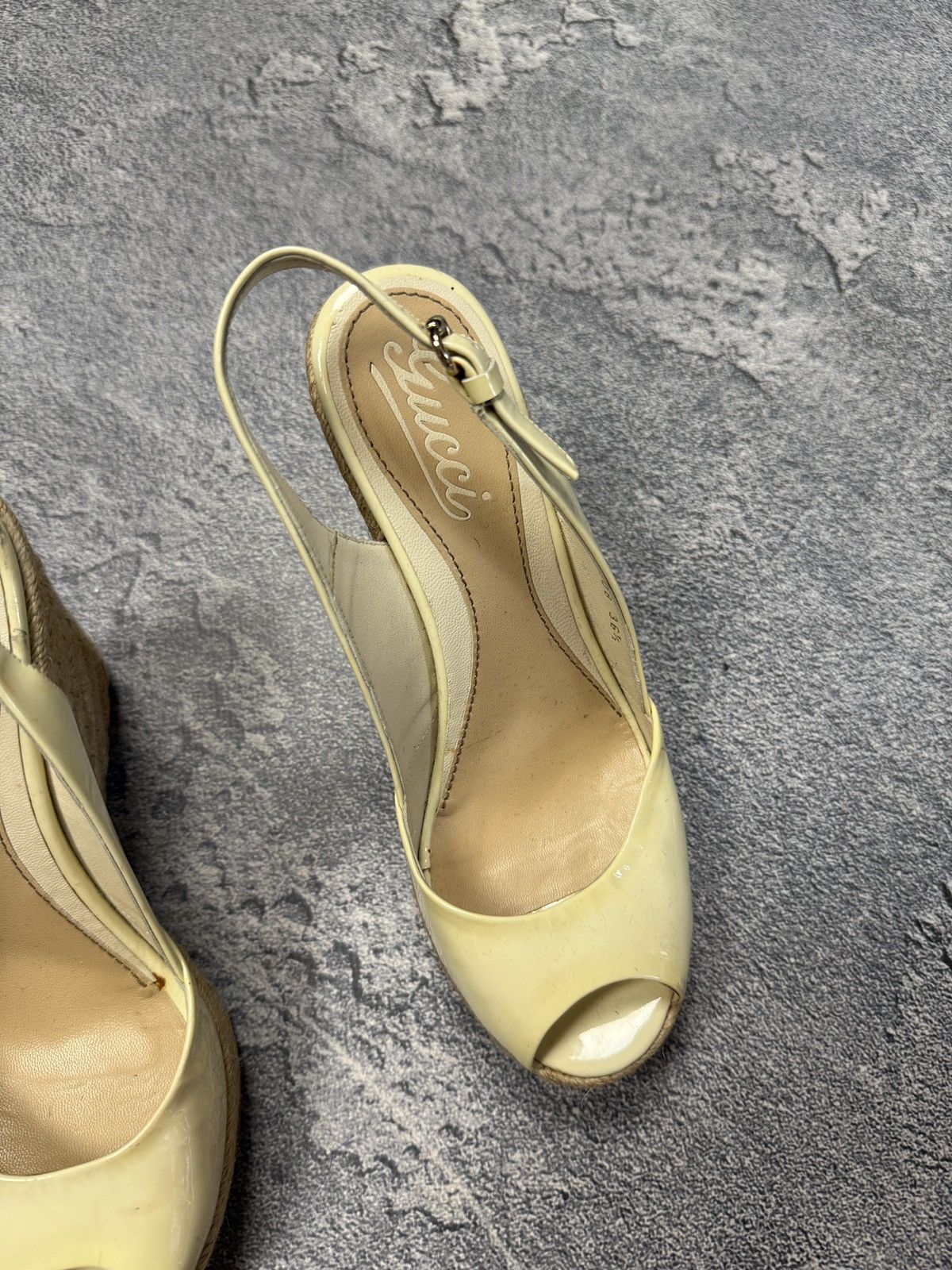 Gucci Gucci Wedge Heel Espadrille Women’s Sandals 36.5 Size US 6.5 / IT 36.5 - 3 Thumbnail