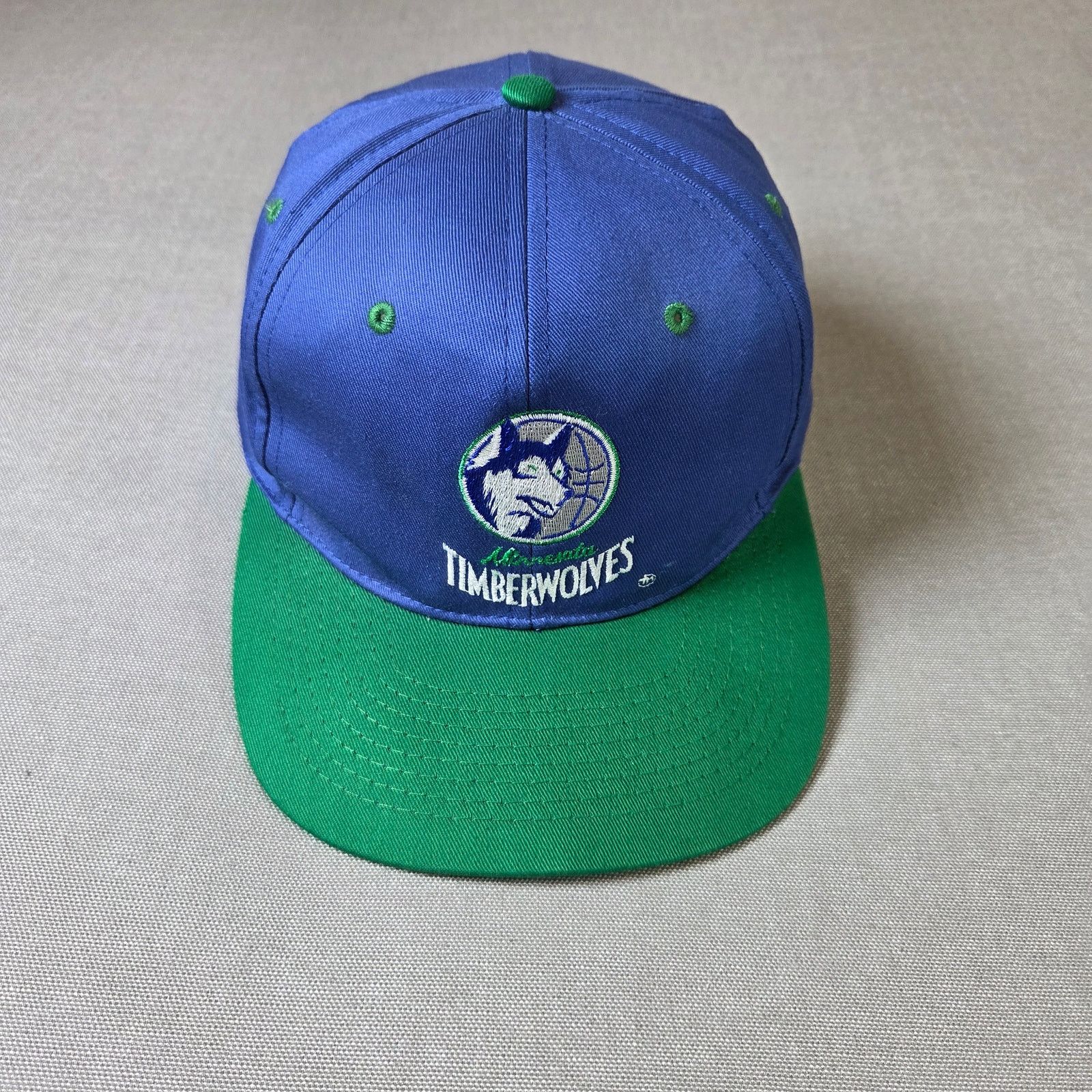 Drew Pearson Vintage Minnesota Timberwolves 90s Snapback Hat Drew Pearson Size ONE SIZE - 8 Thumbnail