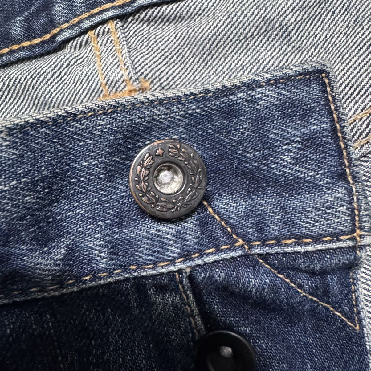 KURO Kuro Distressed Denim Selvedge Jeans Size US 32 / EU 48 - 21 Thumbnail
