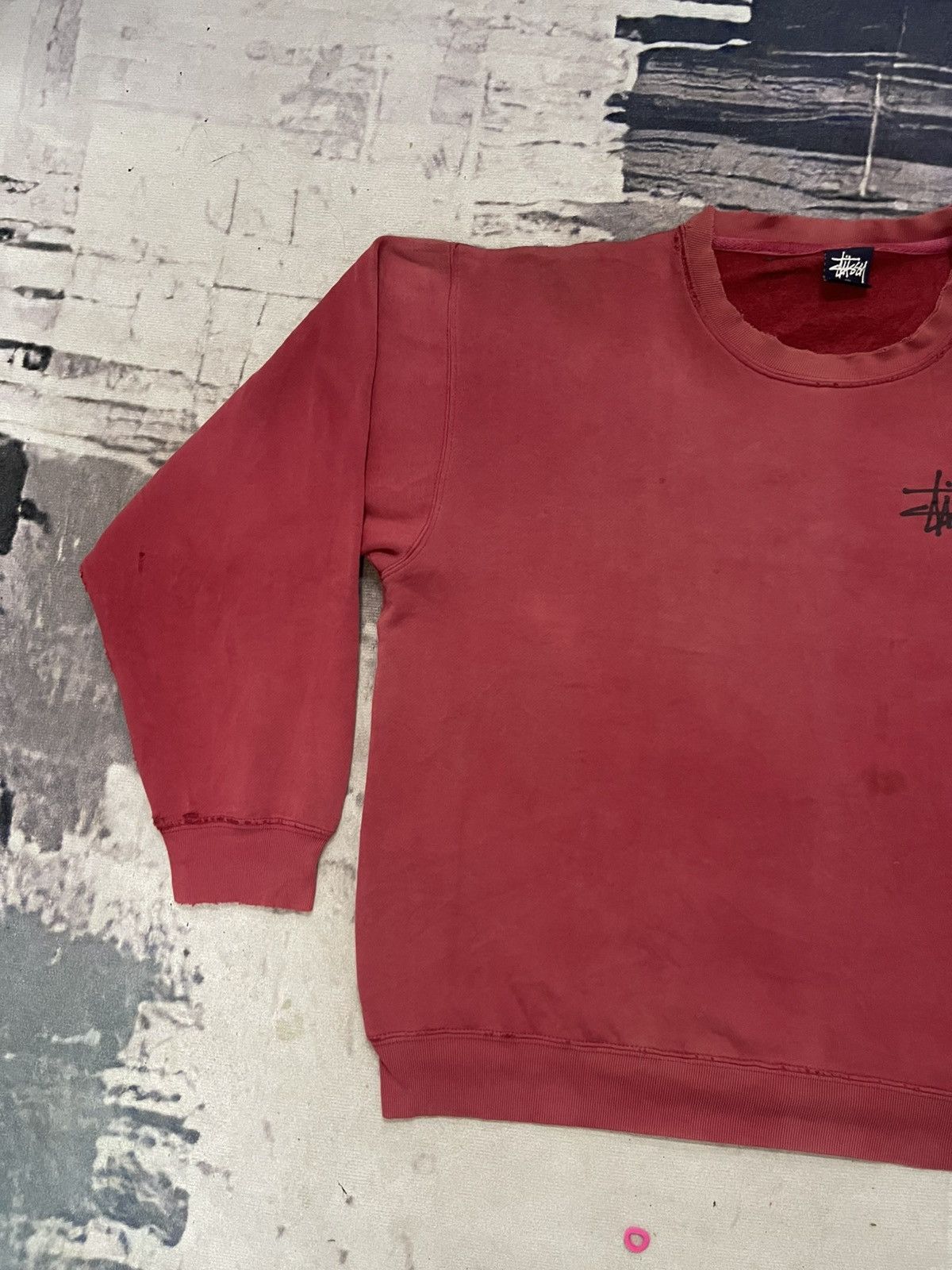 Stussy 90s STUSSY DRAGON BIG LOGO SWEATSHIRT DISTRESSED FADED RARE Size US M / EU 48-50 / 2 - 11 Thumbnail