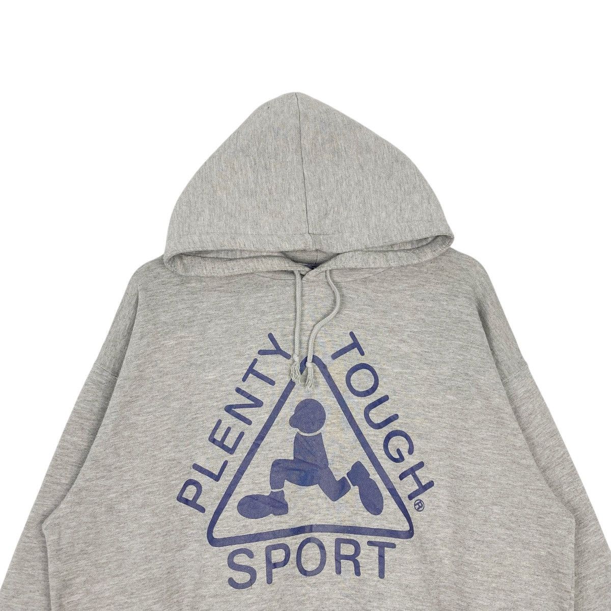 Other Vintage Plenty Tough Sport Hoodie Sweater Grey Big Logo Size US L / EU 52-54 / 3 - 4 Thumbnail
