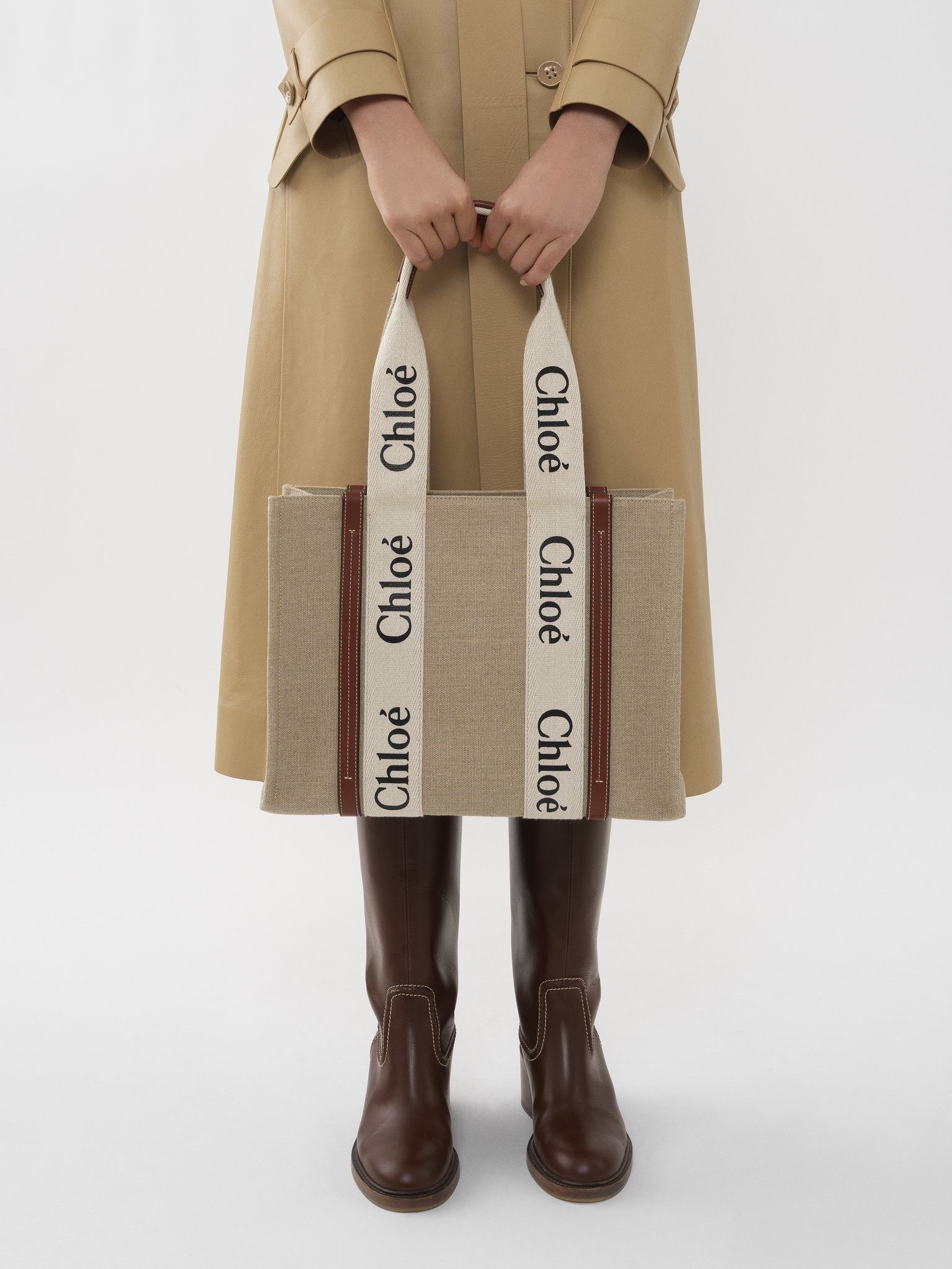 Chloe oc11z0525 Size: OS / Medium Woody Tote Bag in Multicolor Size ONE SIZE - 6 Thumbnail