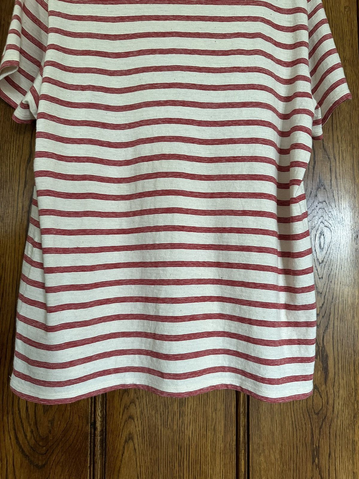 Saint Laurent Paris $620 Saint Laurent STRIPED CASSANDRE T-SHIRT IN JERSEY Size US L / EU 52-54 / 3 - 19 Thumbnail