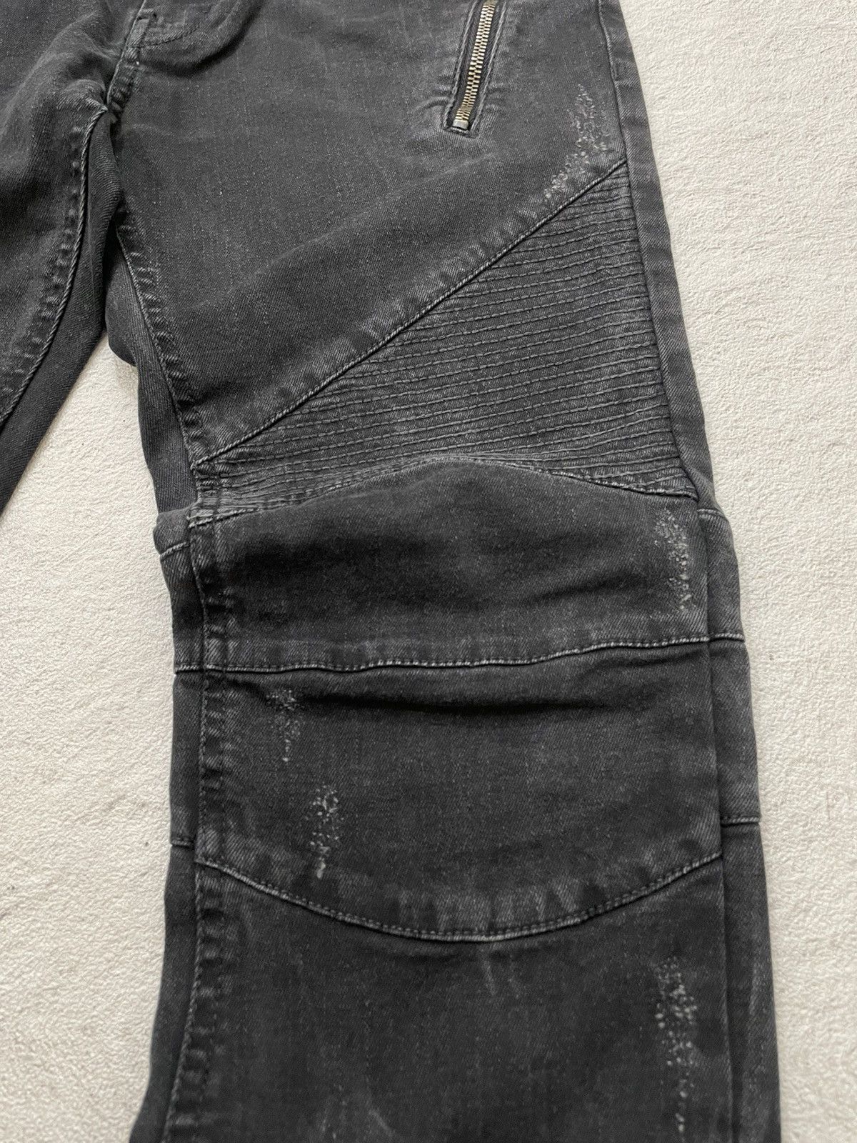 Japanese Brand 00s Buckaro Zippered front pockets Slim Straight Amiri Style Size US 31 - 5 Thumbnail