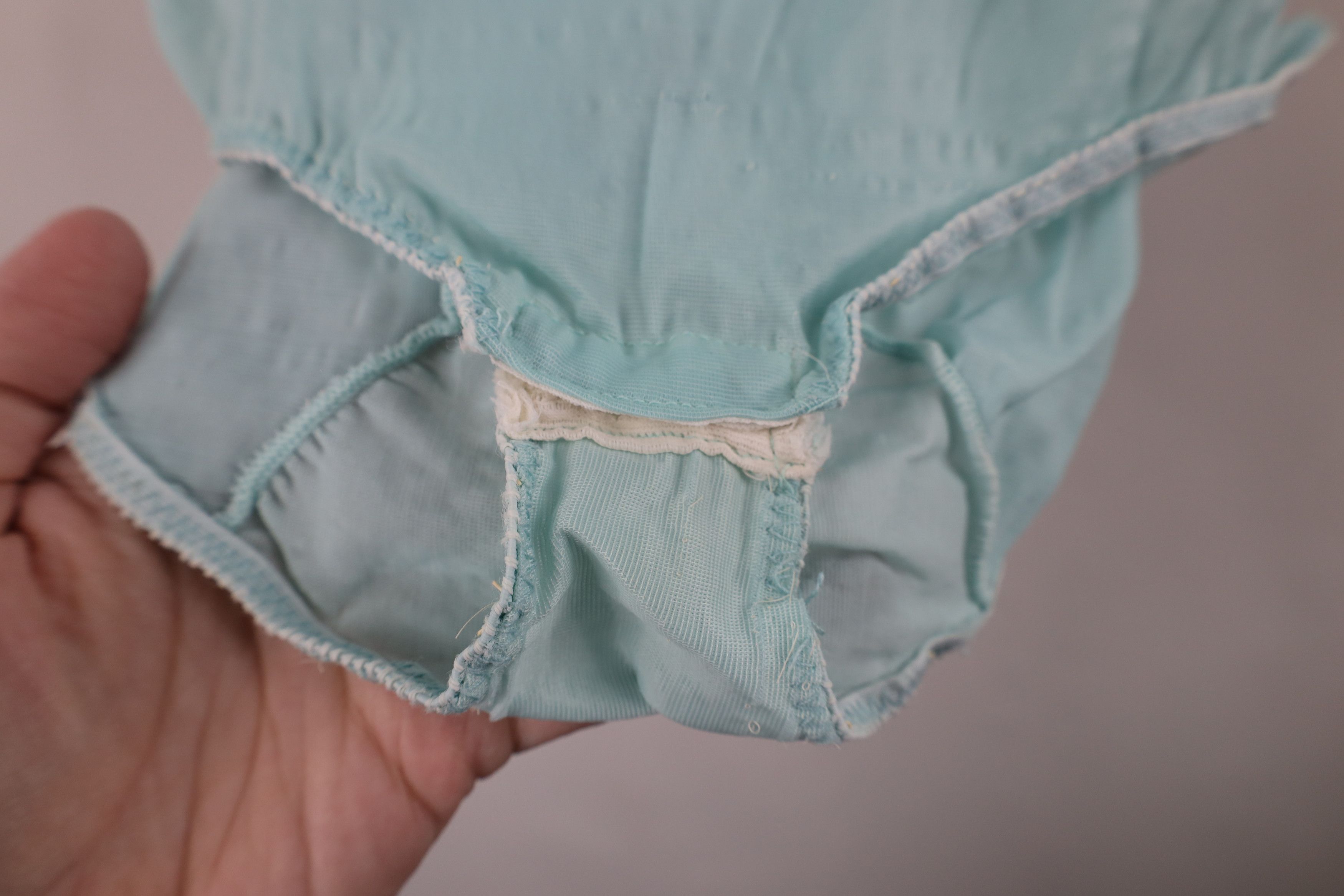 Vintage Vintage 70s Union Made Snap Crotch Body Suit Baby Blue USA Size XXS / US 00 / IT 34 - 6 Thumbnail