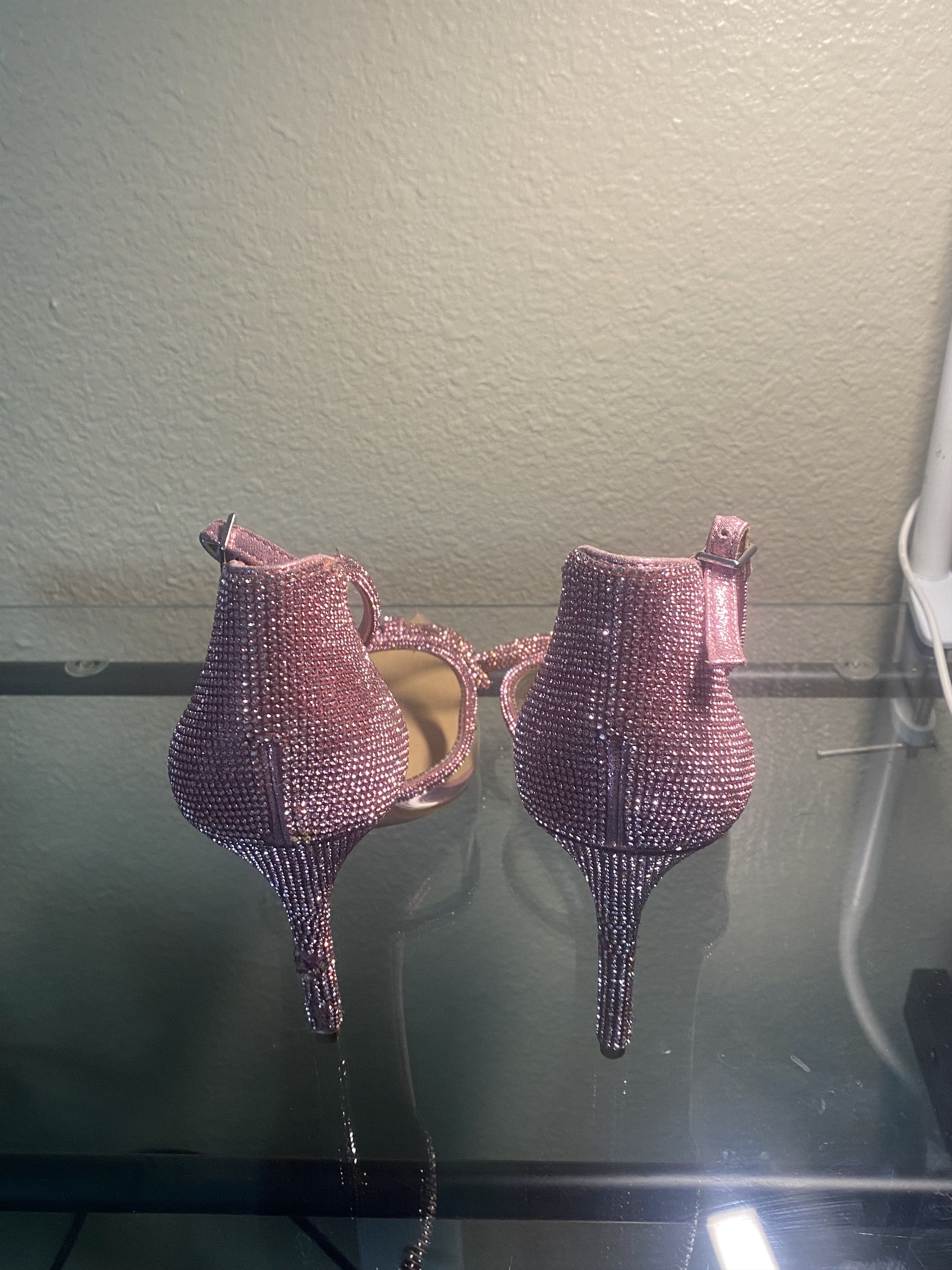 I.N.C INC Pink Rhinestone Bow Pointed Heels Size US 9 / IT 39 - 7 Thumbnail