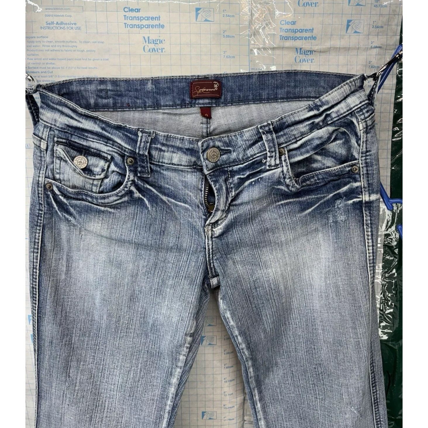 Other Underground Soul Size 9 Distressed Jeans Womens Bootcut Size 32" / US 10 / IT 46 - 3 Thumbnail
