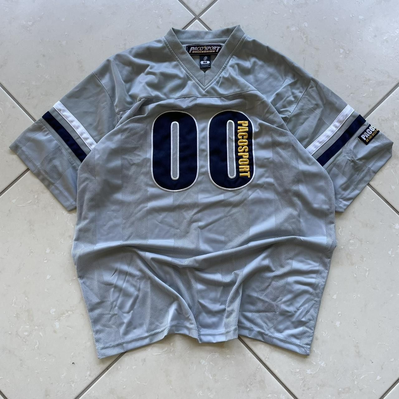 JNCO × Vintage Vintage Y2K 2000's PACOSPORT Grey Baggy Jersey Size US M / EU 48-50 / 2 - 1 Thumbnail