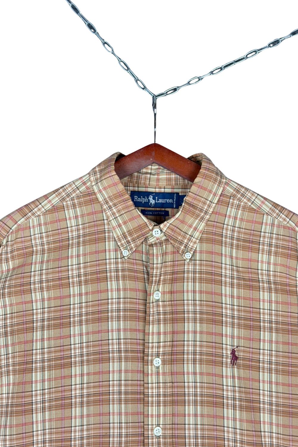 Polo Ralph Lauren Polo Ralph Lauren Plaid Shirt XL Oversized Hand Tailored Size US XL / EU 56 / 4 - 3 Thumbnail