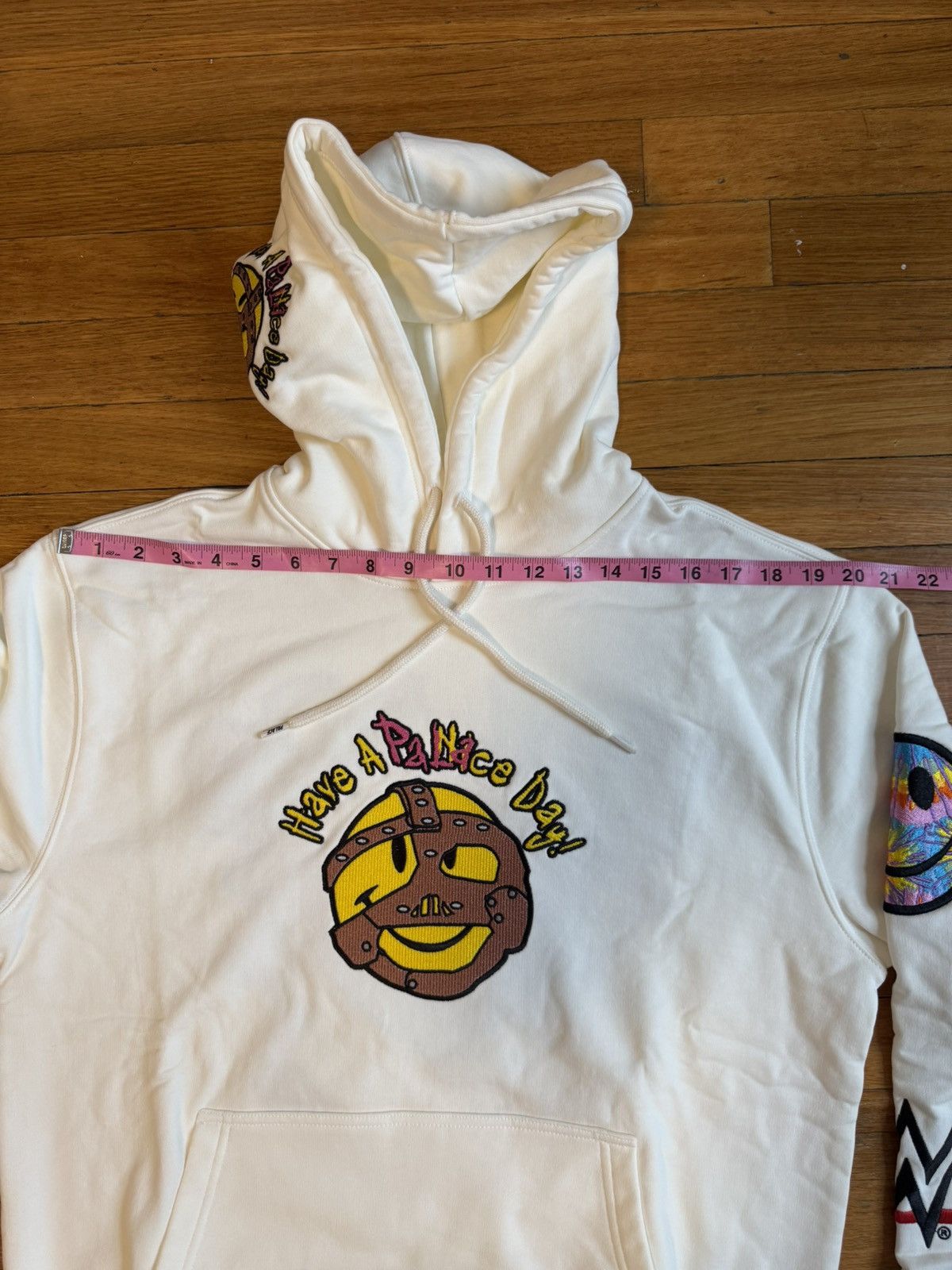 Palace Palace x WWE Love Hoodie White Size M Size US M / EU 48-50 / 2 - 9 Thumbnail