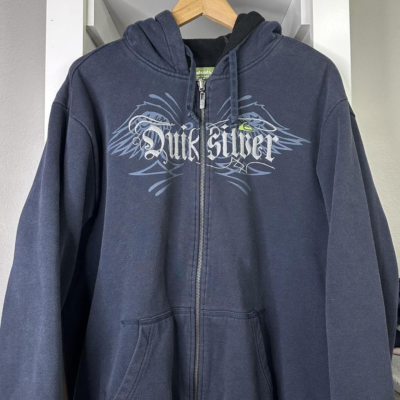 Quiksilver 2000s Y2K Vintage Quiksilver Surfwear Skate Zip Up Jacket Size US L / EU 52-54 / 3 - 1 Thumbnail