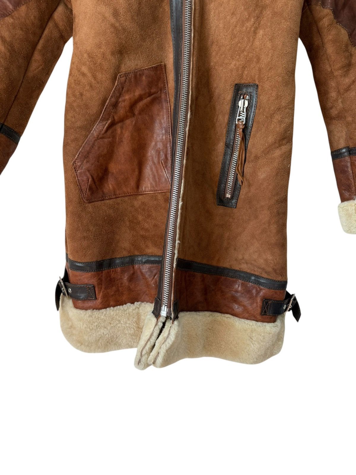 Avirex Avirex Sheepskin Long Jacket B3 Style Jacket With Fur Size M / US 6-8 / IT 42-44 - 3 Thumbnail