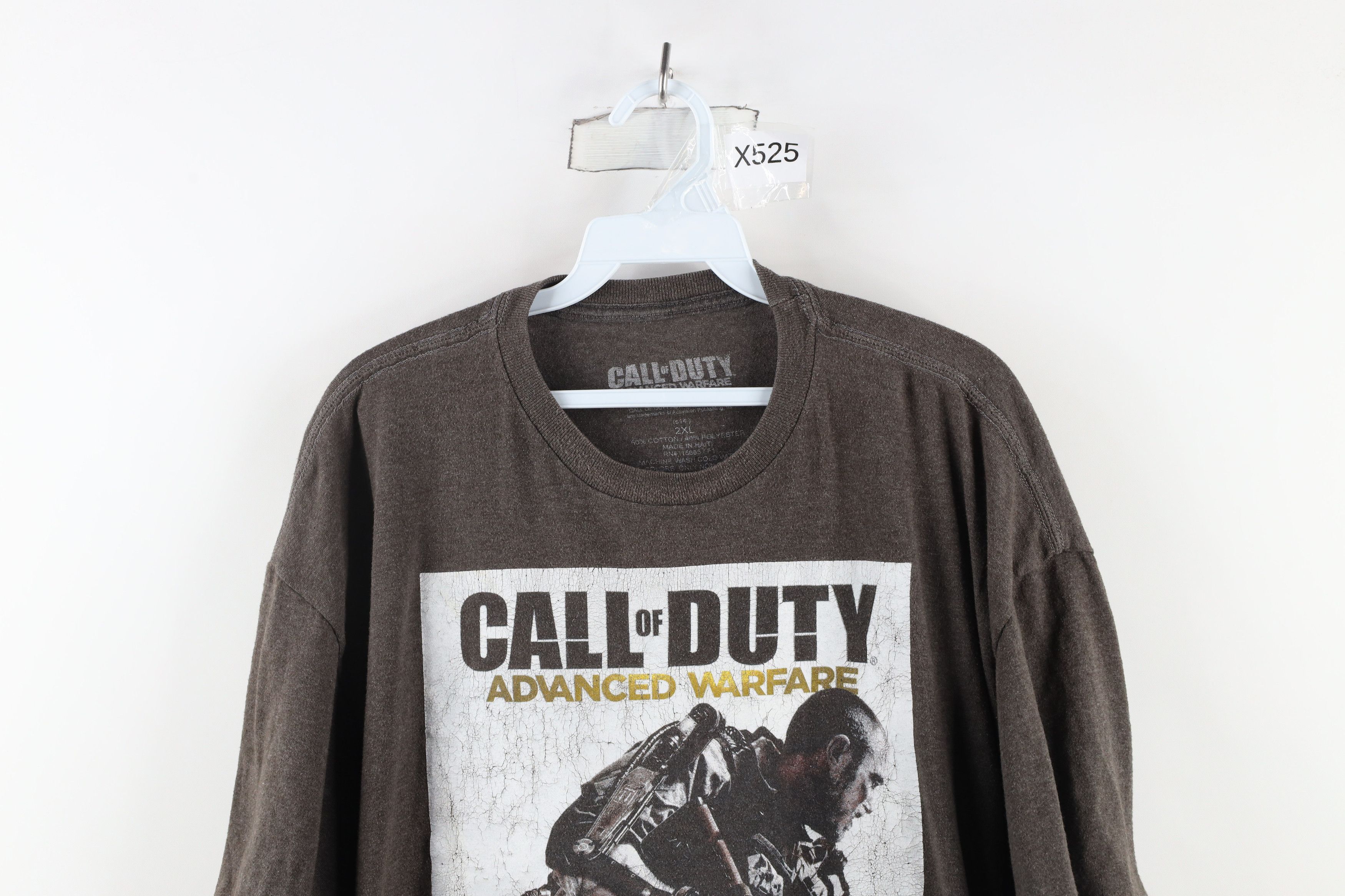 Vintage Vintage Y2K Call of Duty Advanced Warfare Gamer T-Shirt Gray Size US XXL / EU 58 / 5 - 2 Thumbnail