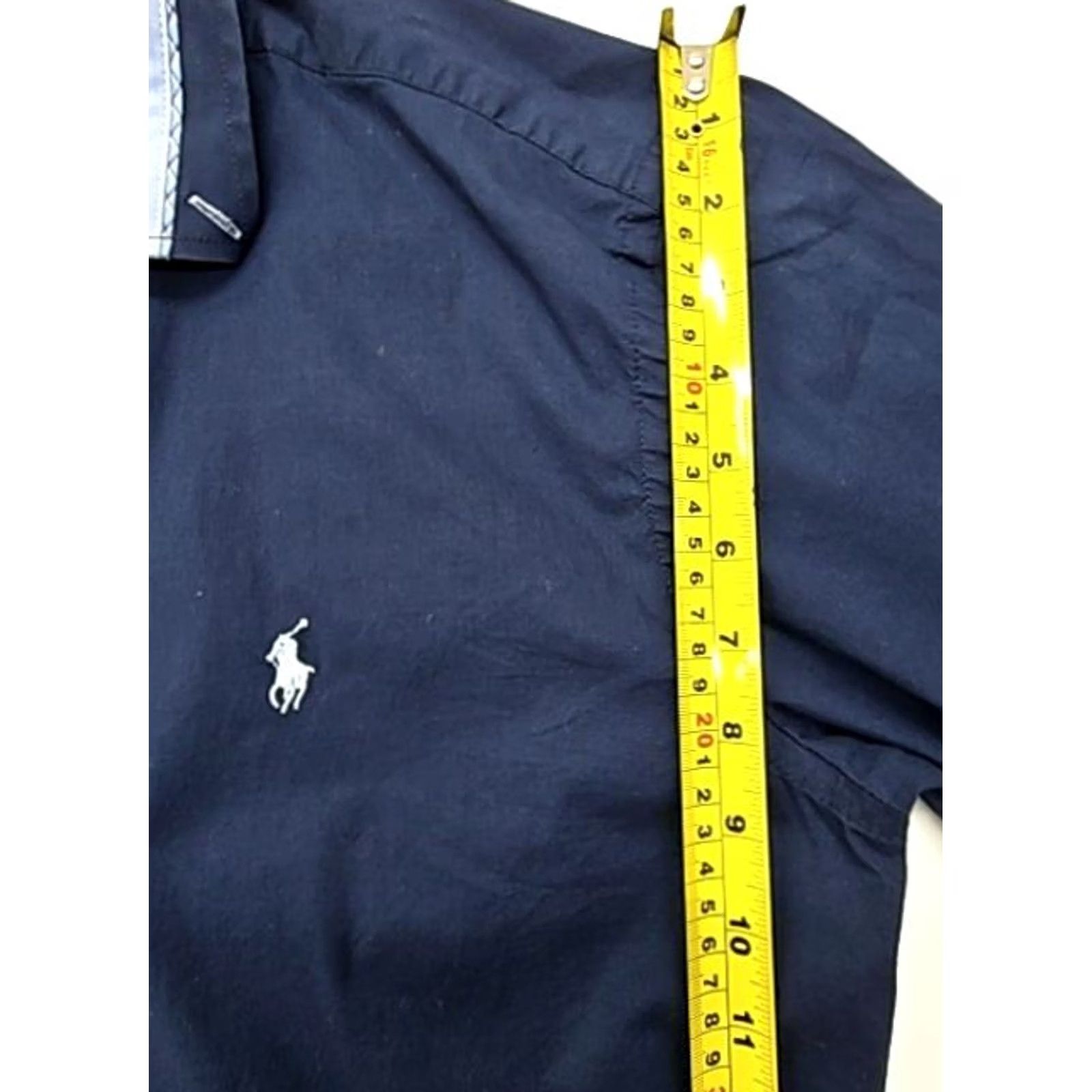 Polo Ralph Lauren Polo Ralph Lauren Men Navy Button-Down Logo Shirt M Size US M / EU 48-50 / 2 - 5 Thumbnail