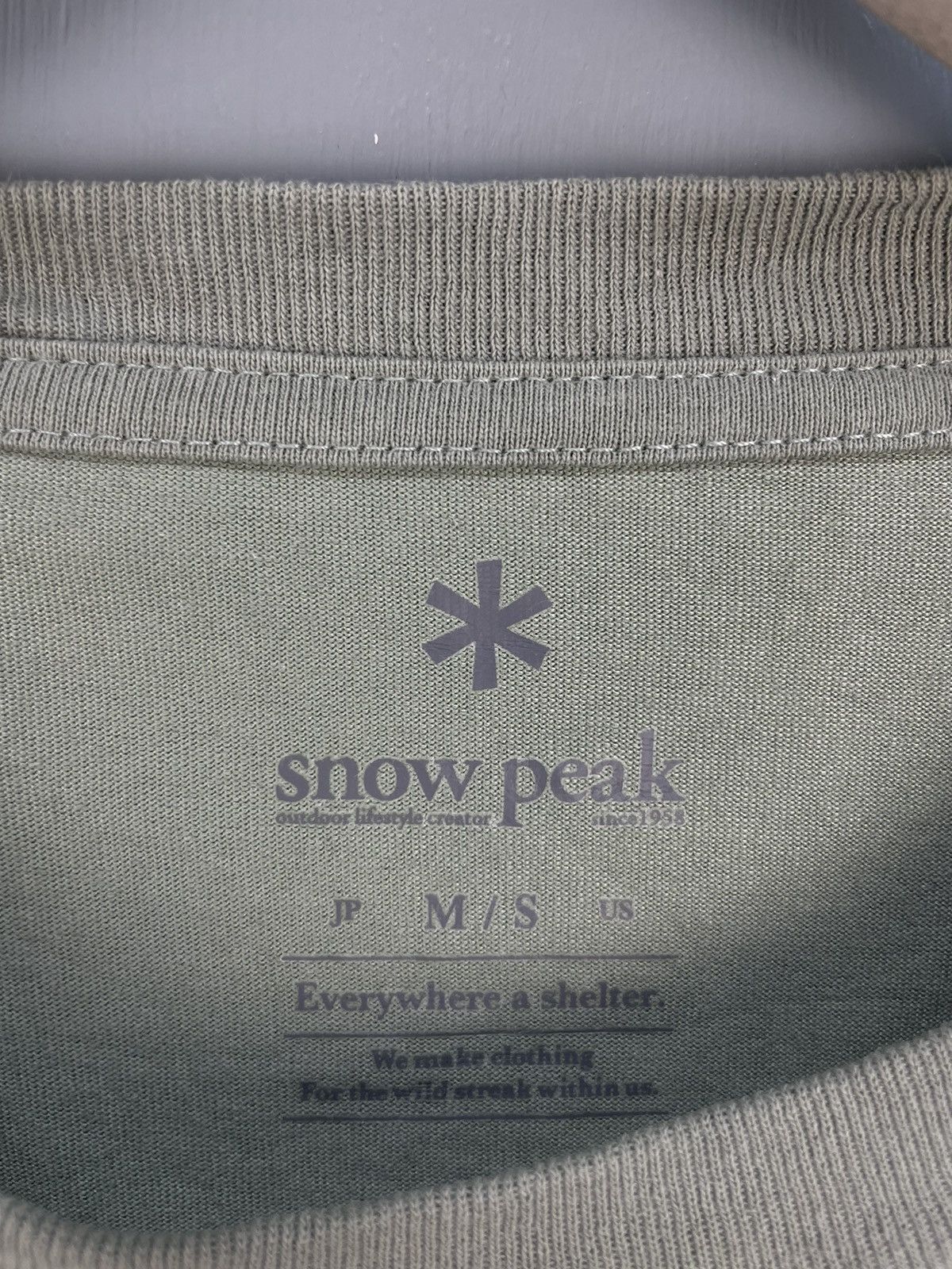 Snow Peak Snow Peak Primitive Survival outdoor t shirt Size US S / EU 44-46 / 1 - 7 Thumbnail