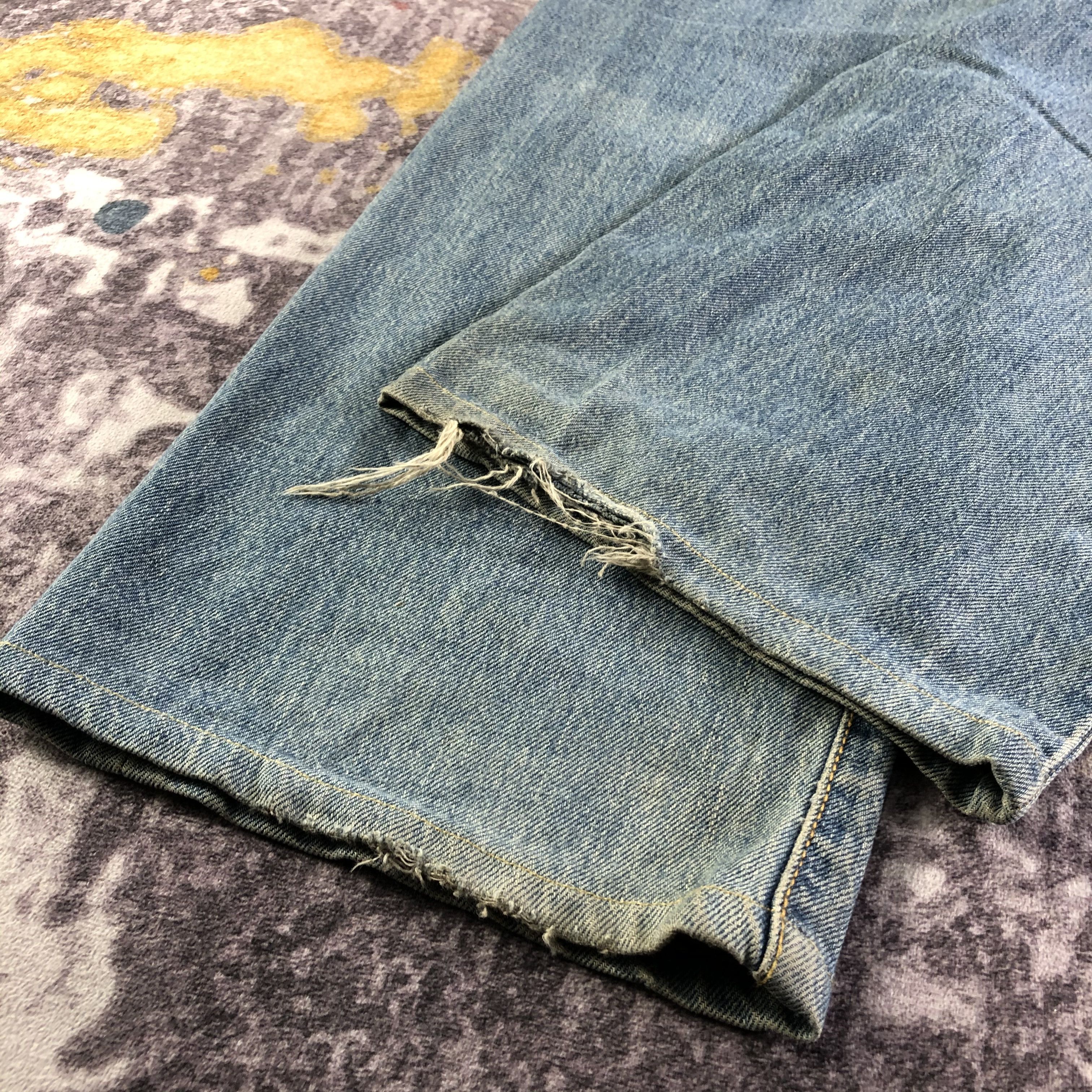 Edwin Vintage 90s Light Wash Edwin 505 Selvedge Jeans-JM3599 Size US 30 / EU 46 - 4 Thumbnail